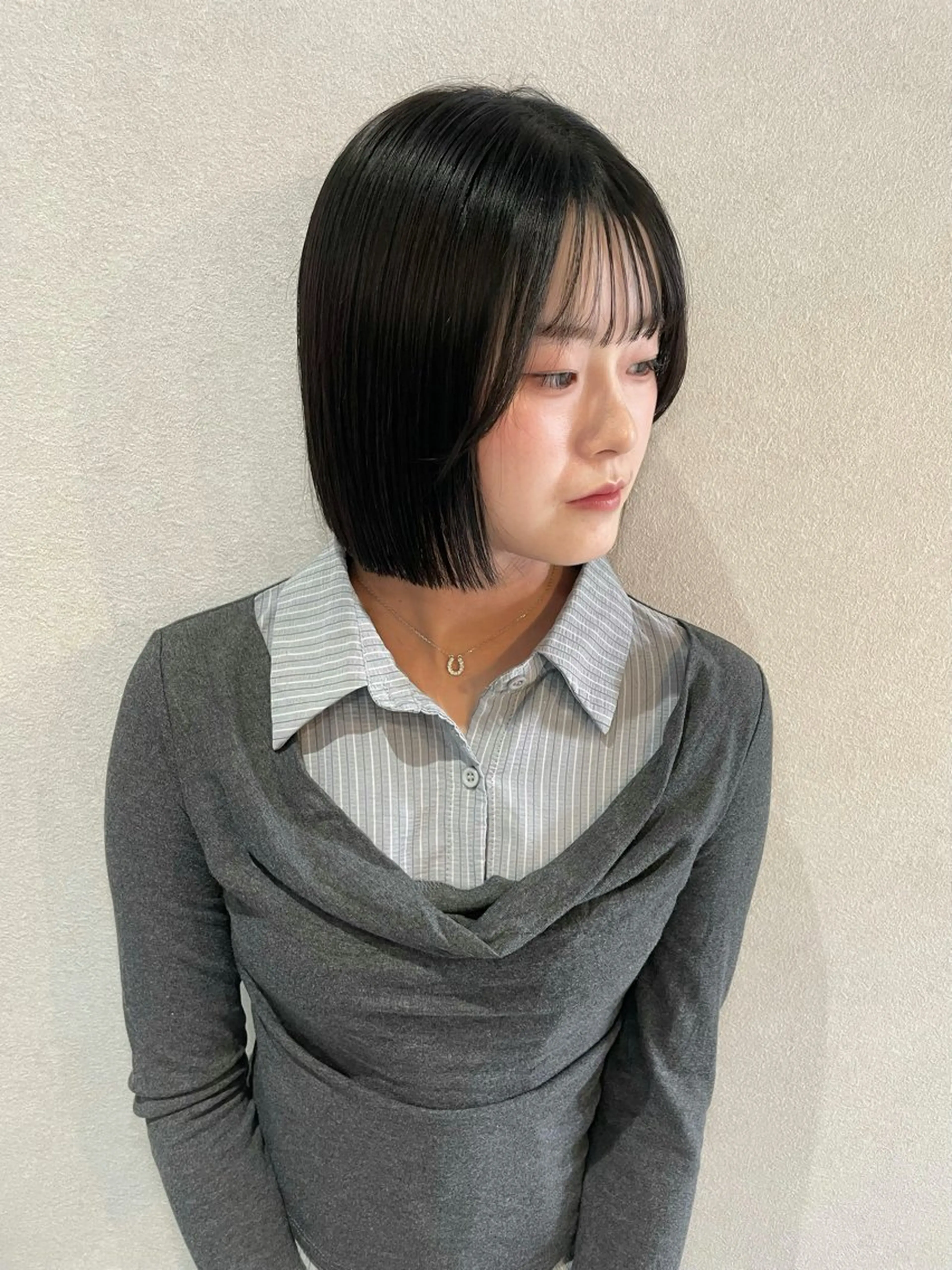 ショート ボブ 似合わせカット/ 顔周りカット/まりなのヘアスタイル