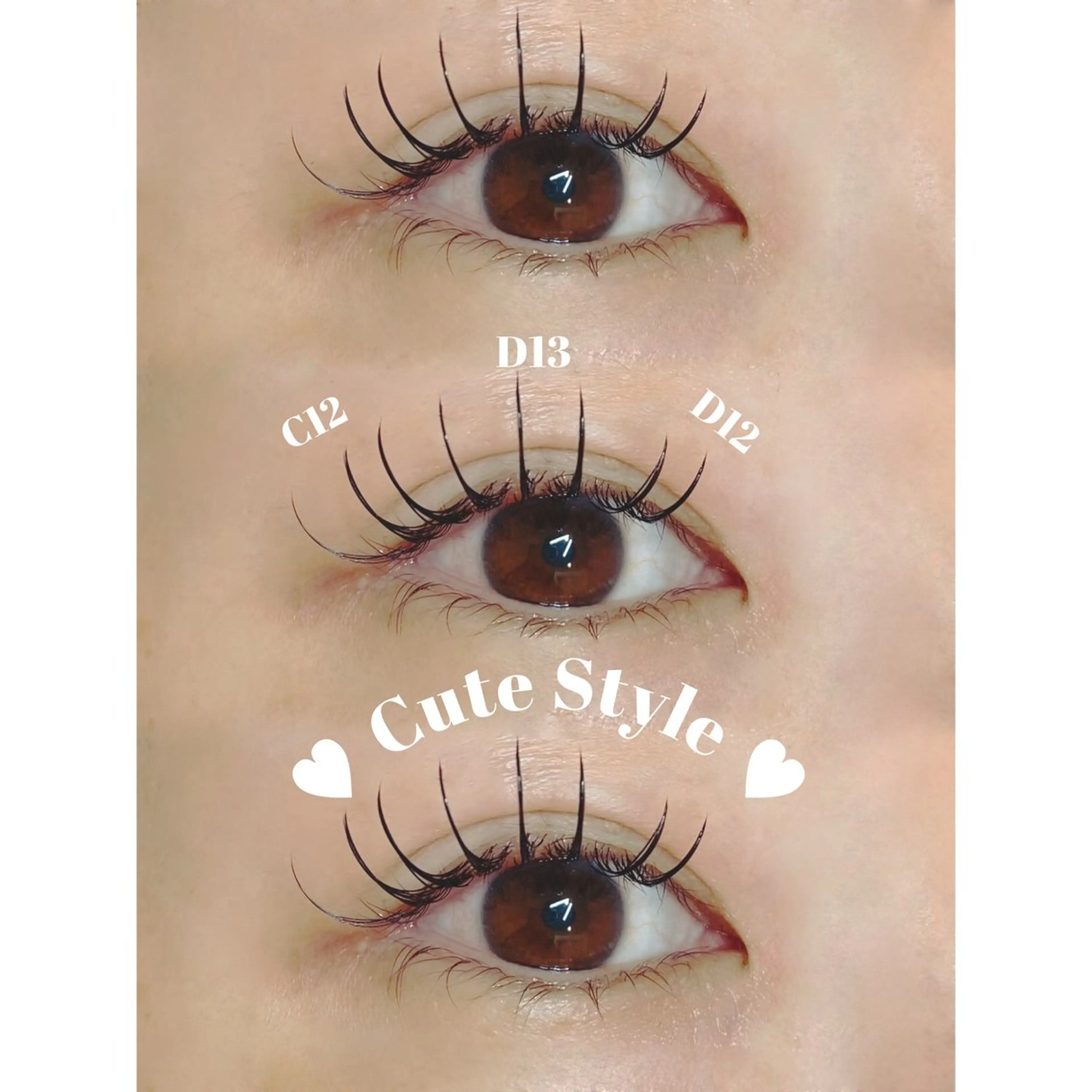 マツエク・マツパ Cカール Dカール 小泉 志歩のヘアスタイル