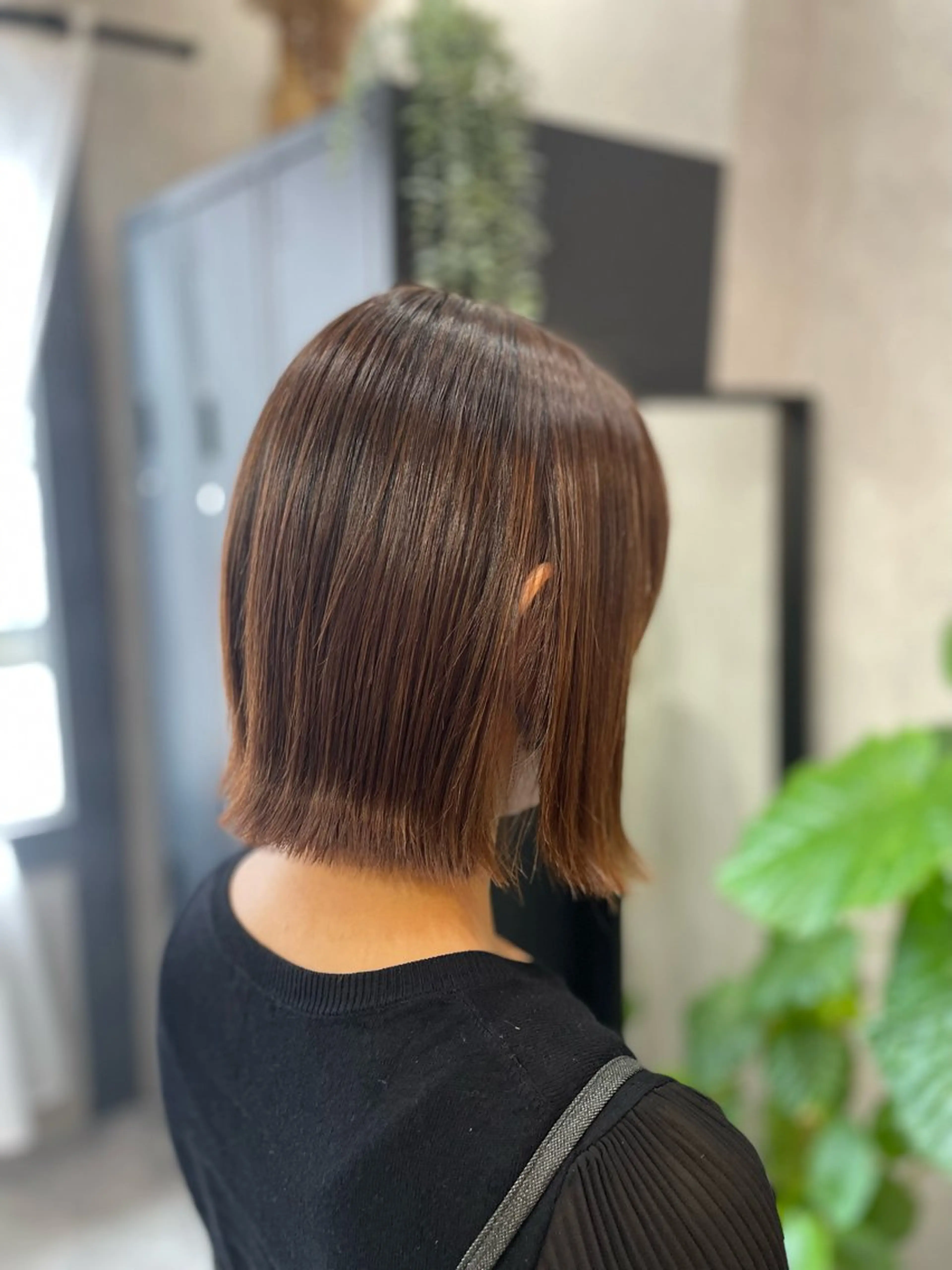 ミディアム パーマ BOTABIUM nanamiのヘアスタイル