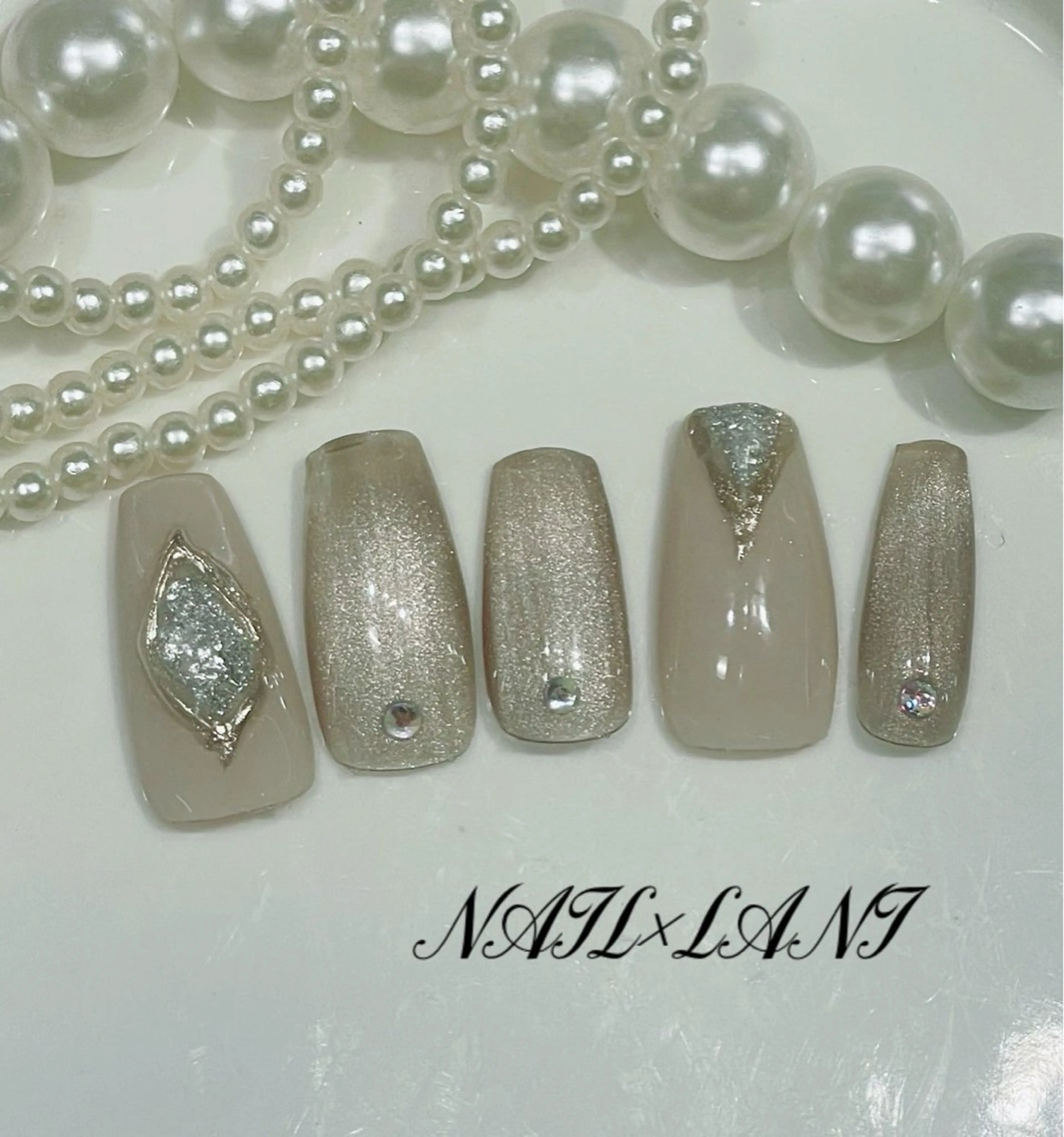 ネイル 練馬駅近ネイルラニ 不細工爪90分で美爪のネイルデザイン