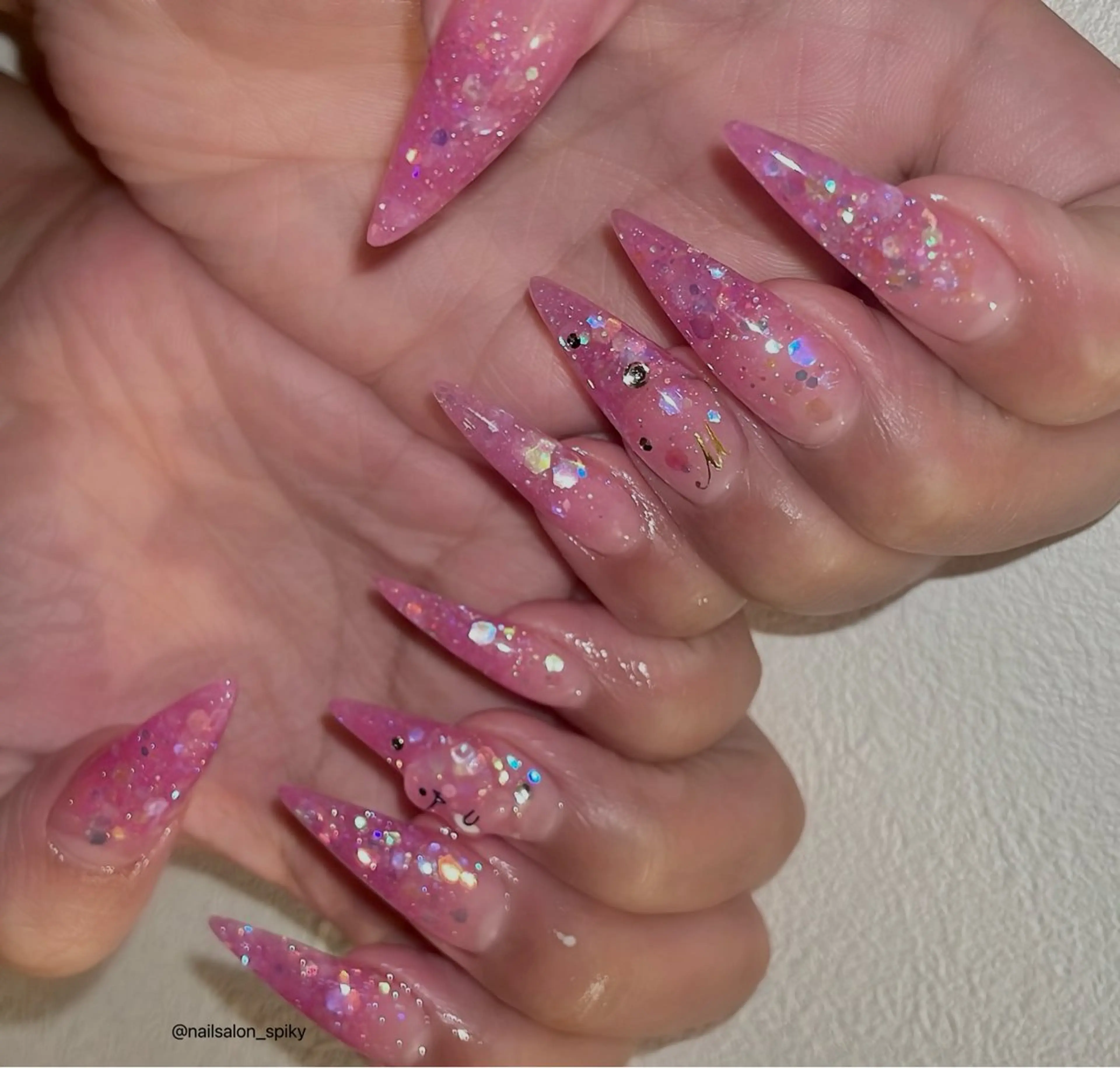 ネイル Spiky とうげ ふうかのネイルデザイン