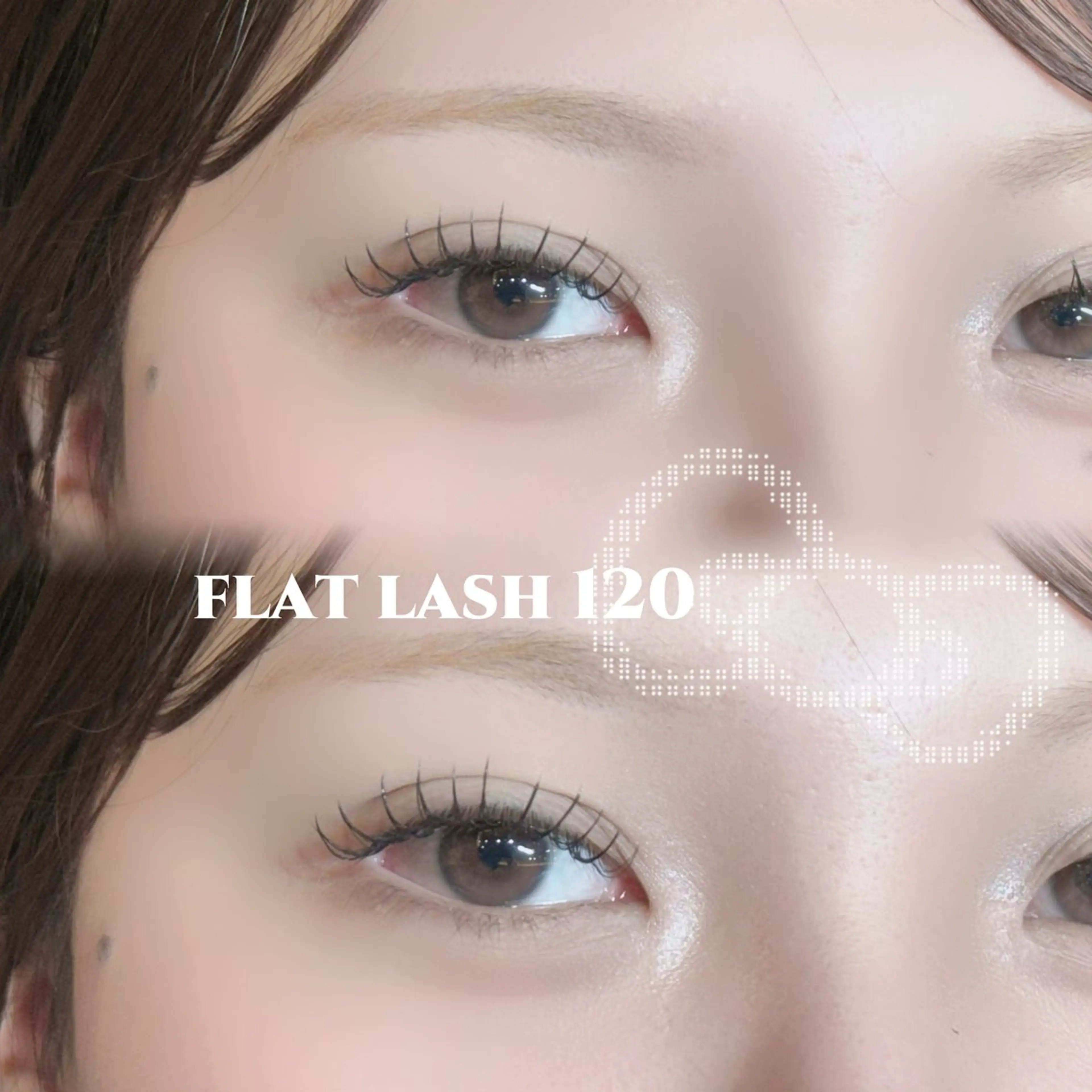 マツエク・マツパ 束感まつ毛 フラットラッシュ マツエク ♡ yuri ♡のマツエク・マツパデザイン