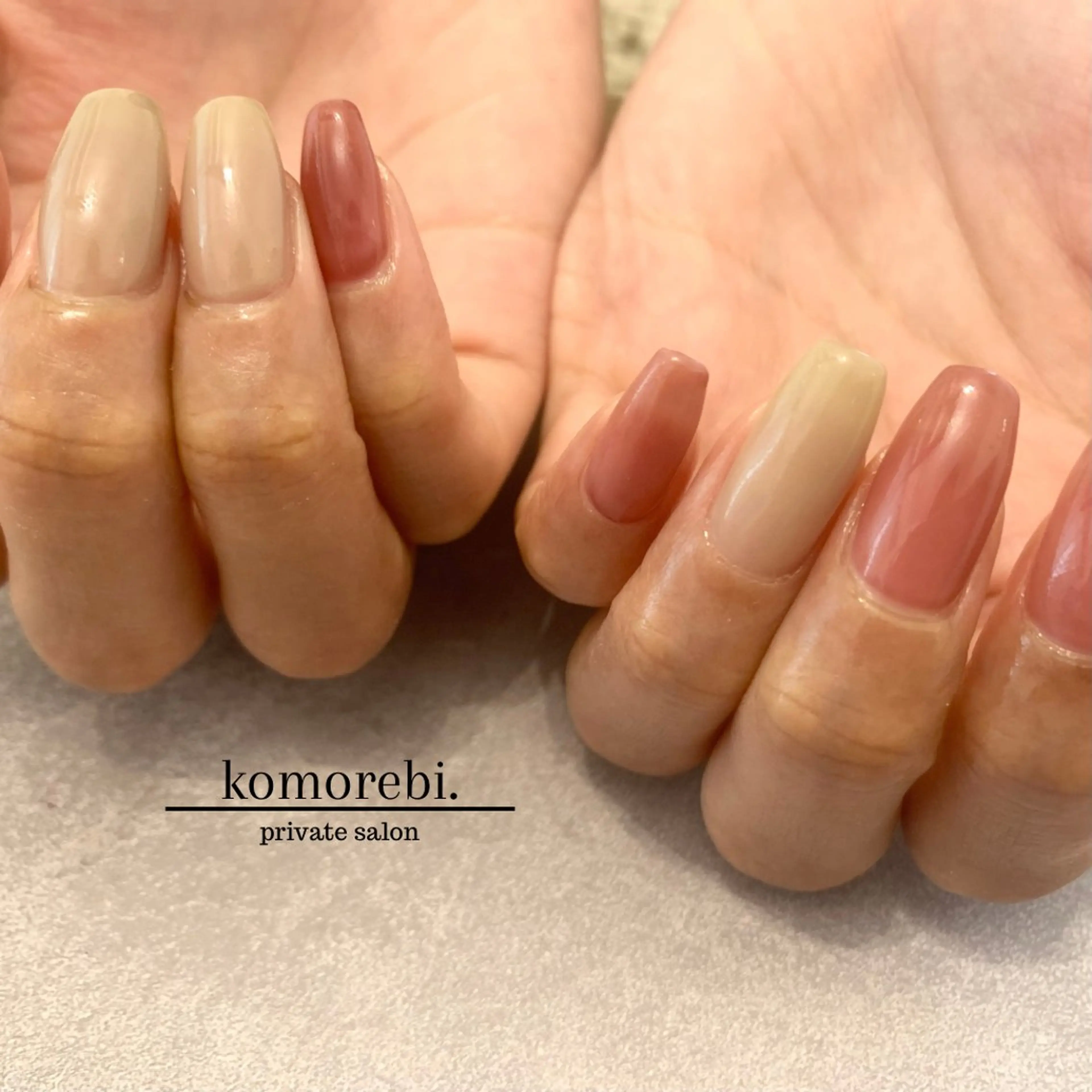 ネイル komorebi. 小峯 真実のネイルデザイン