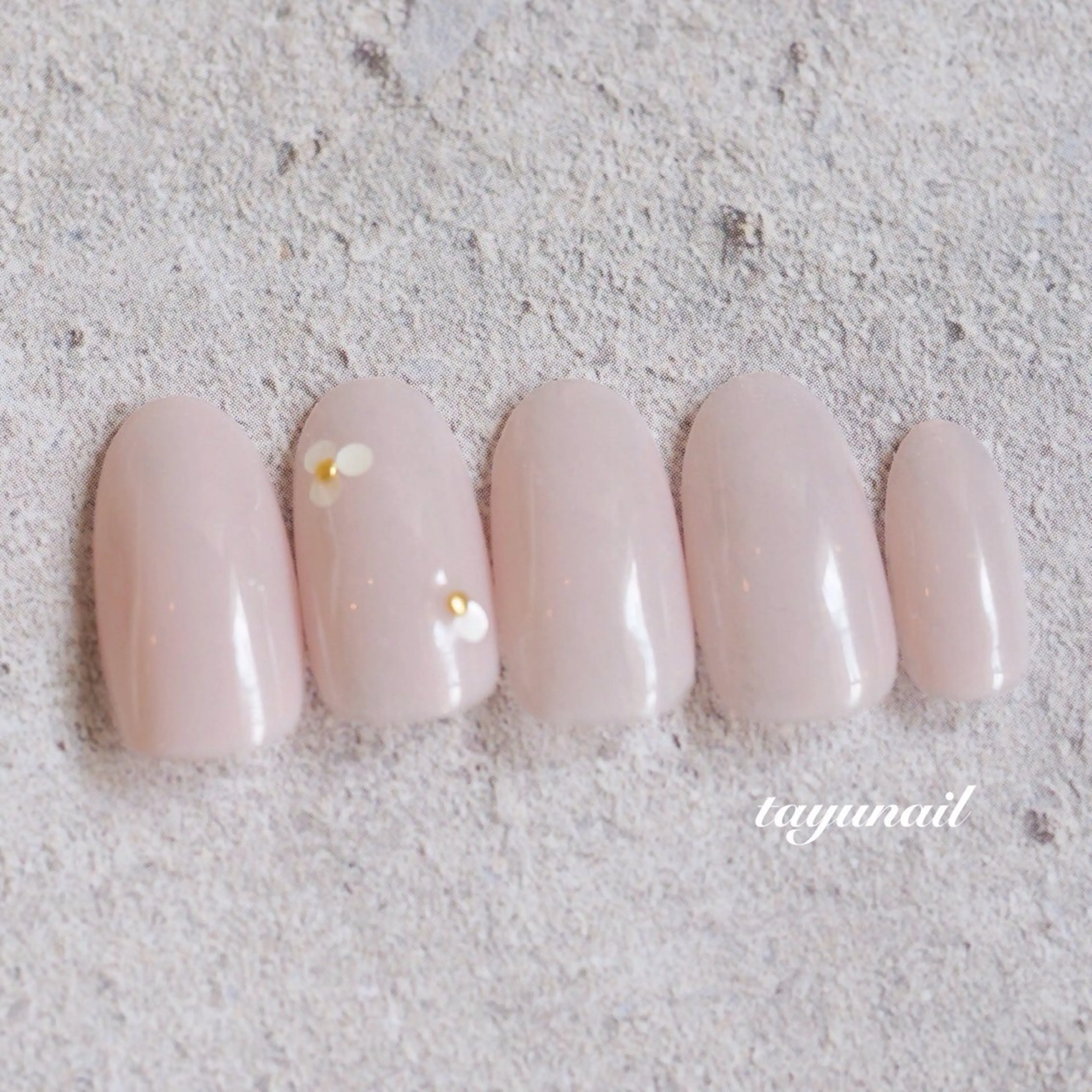 ネイル アートネイル ジェルネイル パラジェル シンプルネイル ハンドネイル ネイルサロン・ネイルスクール たゆnail所属・ネイルサロン 【たゆnail】のネイルデザイン