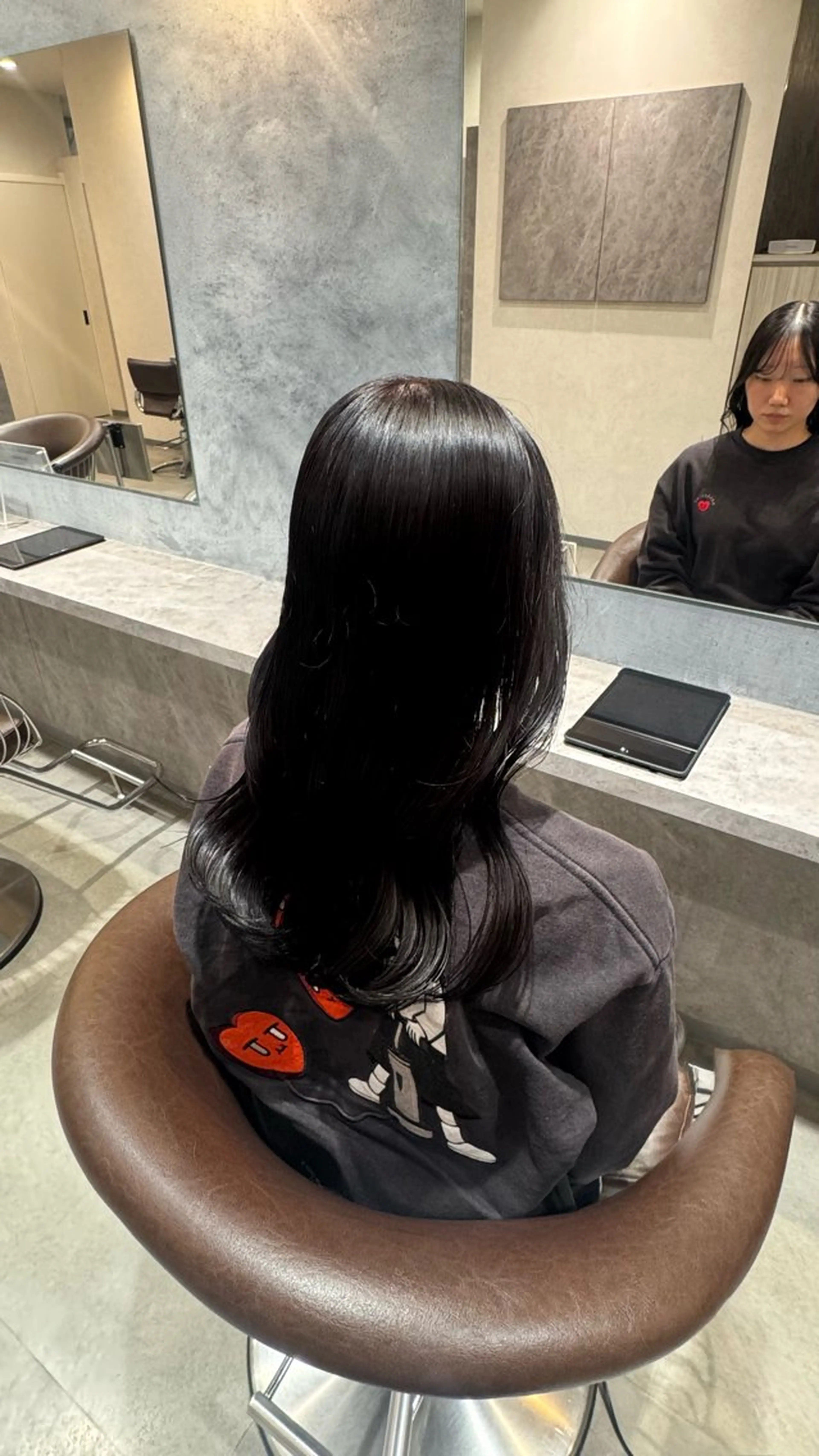 ロング カラー 清水 菜々子のヘアスタイル