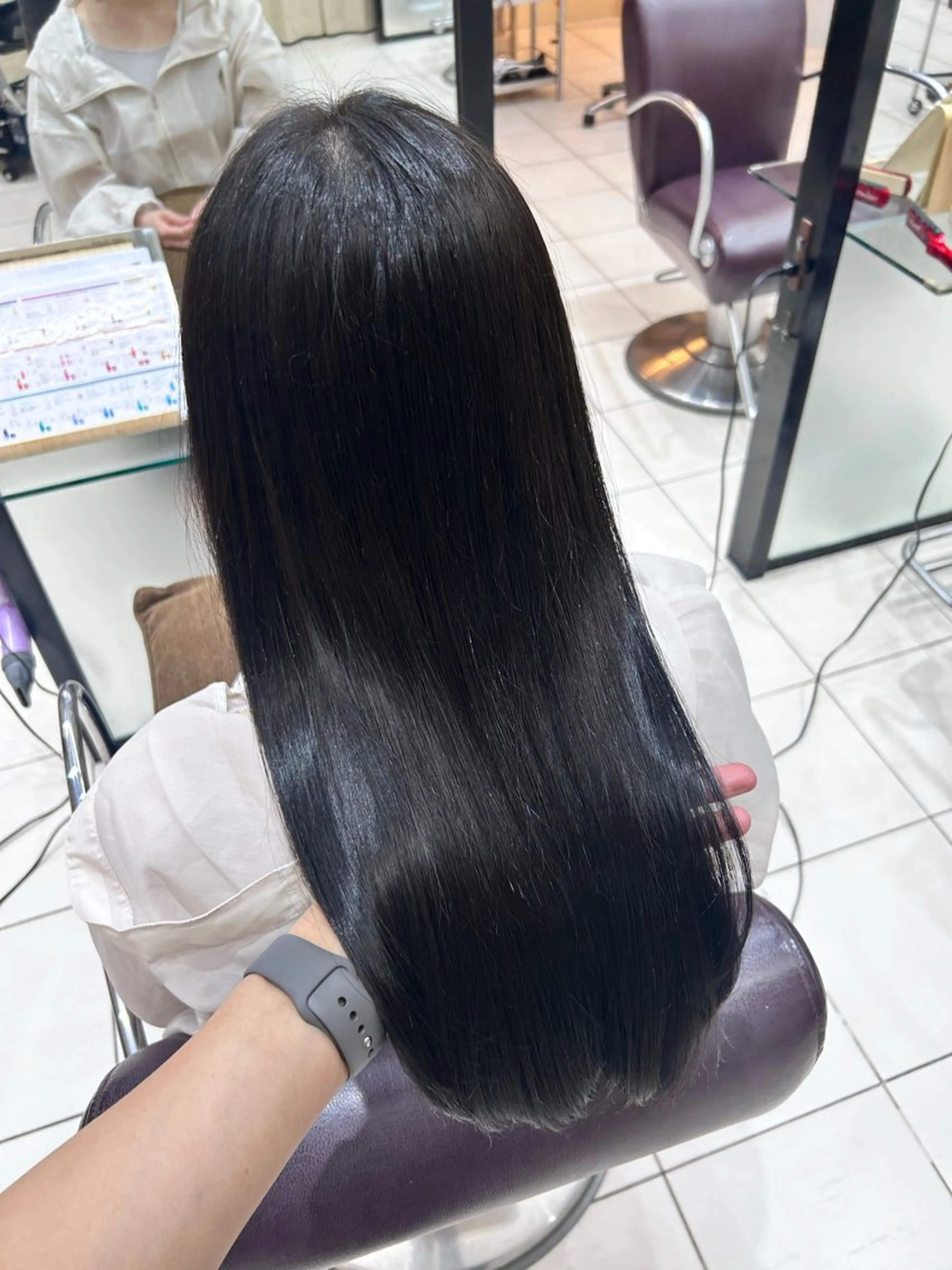 ロング カラー ダークグレー 🫧カット¥0/ カノンClanc🫧のヘアスタイル