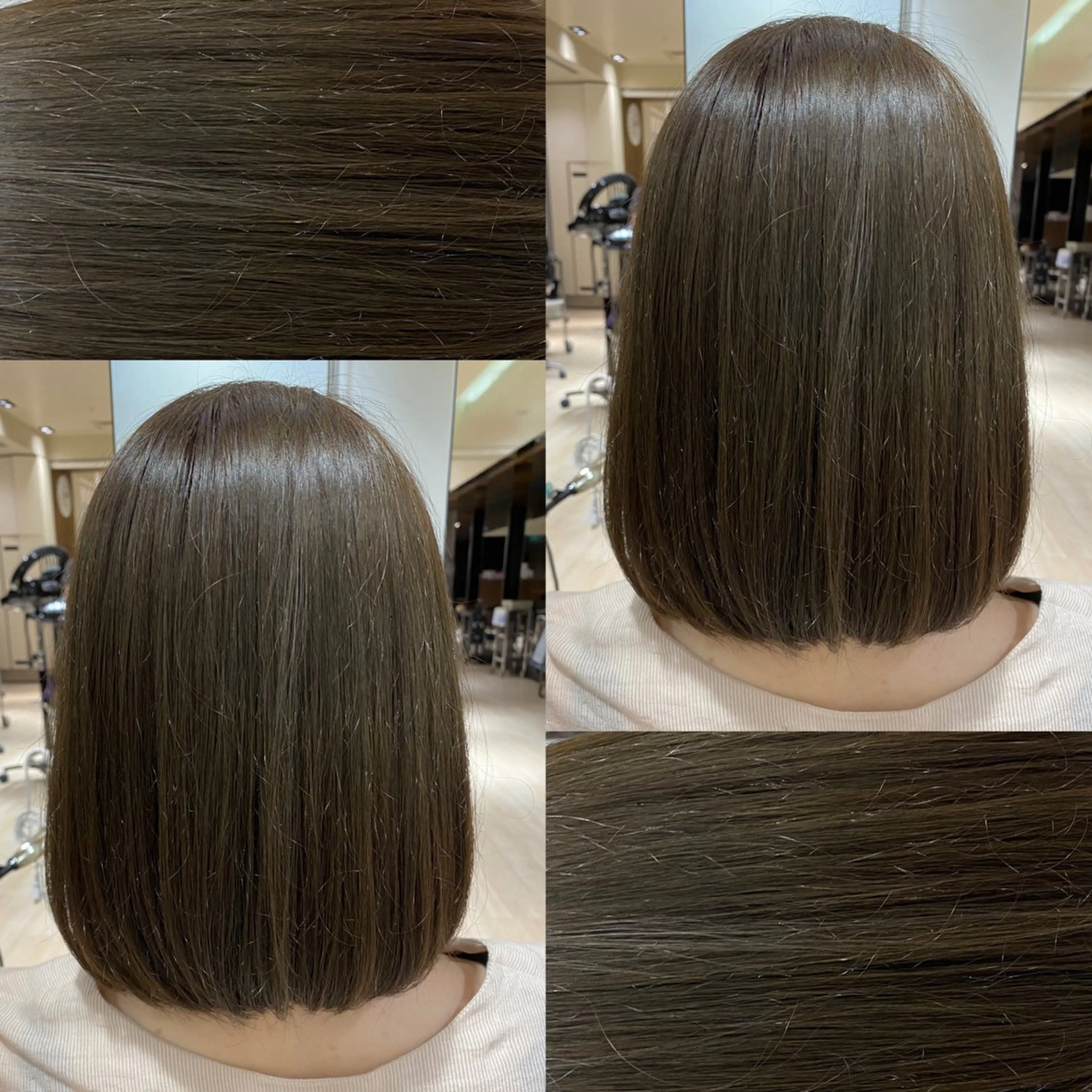 セミロング カラー ベージュカラー オリーブベージュ カット ヘアカラー トリートメント 髙木美緒🌿 レイヤー/アレンジのヘアスタイル