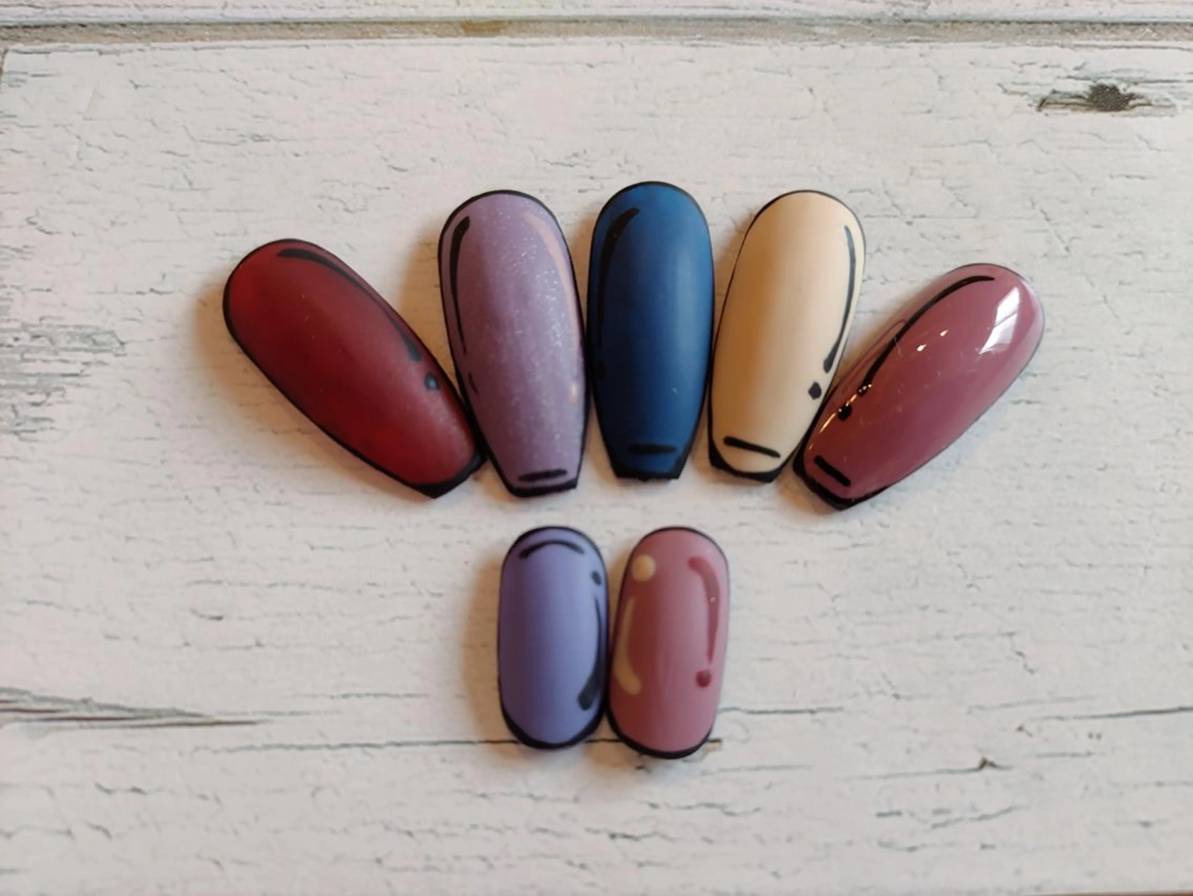 ネイル マグネットネイル nails muu まゆのネイルデザイン