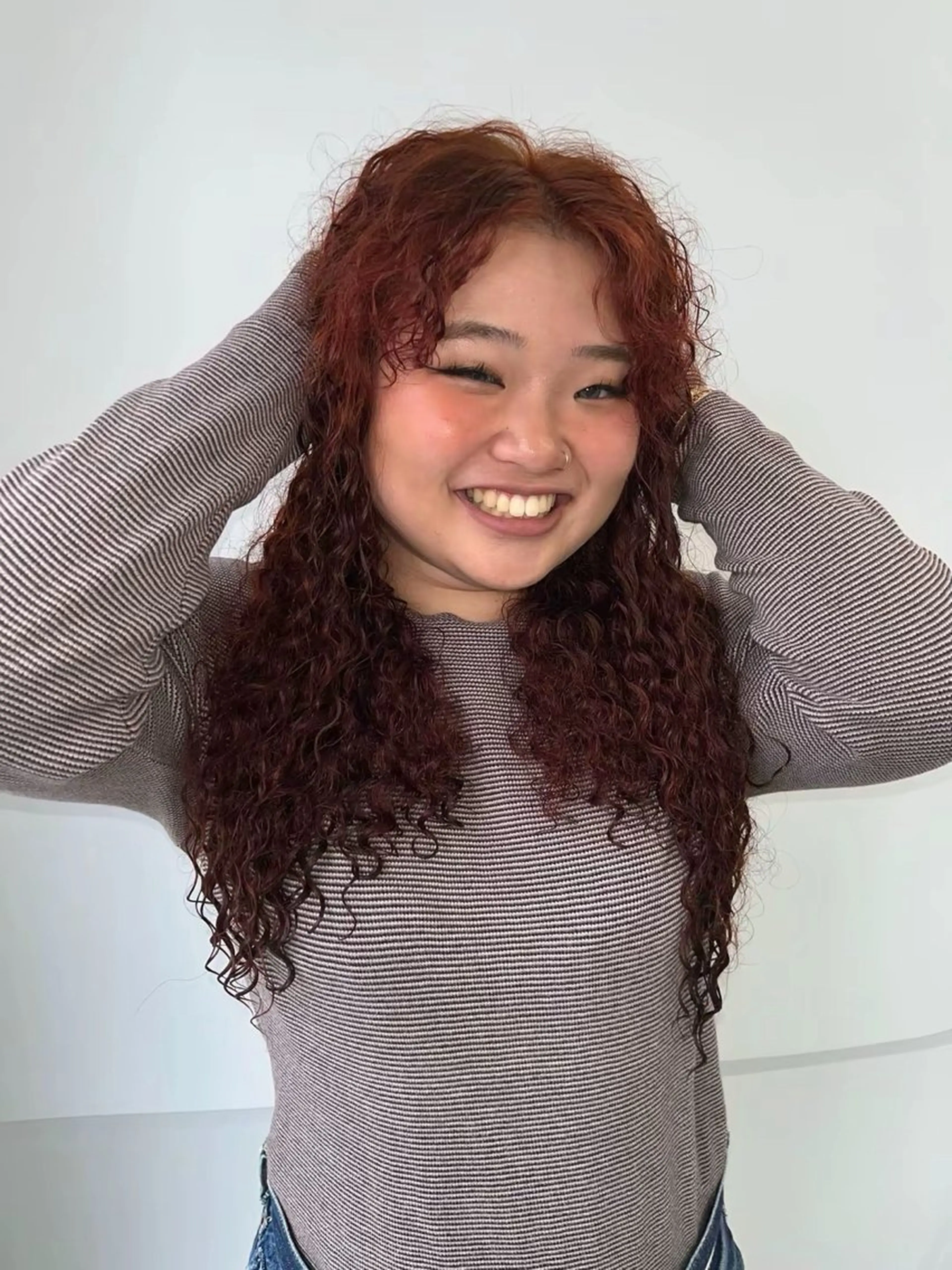 セミロング ヘアカラー 酒井 美里のヘアスタイル