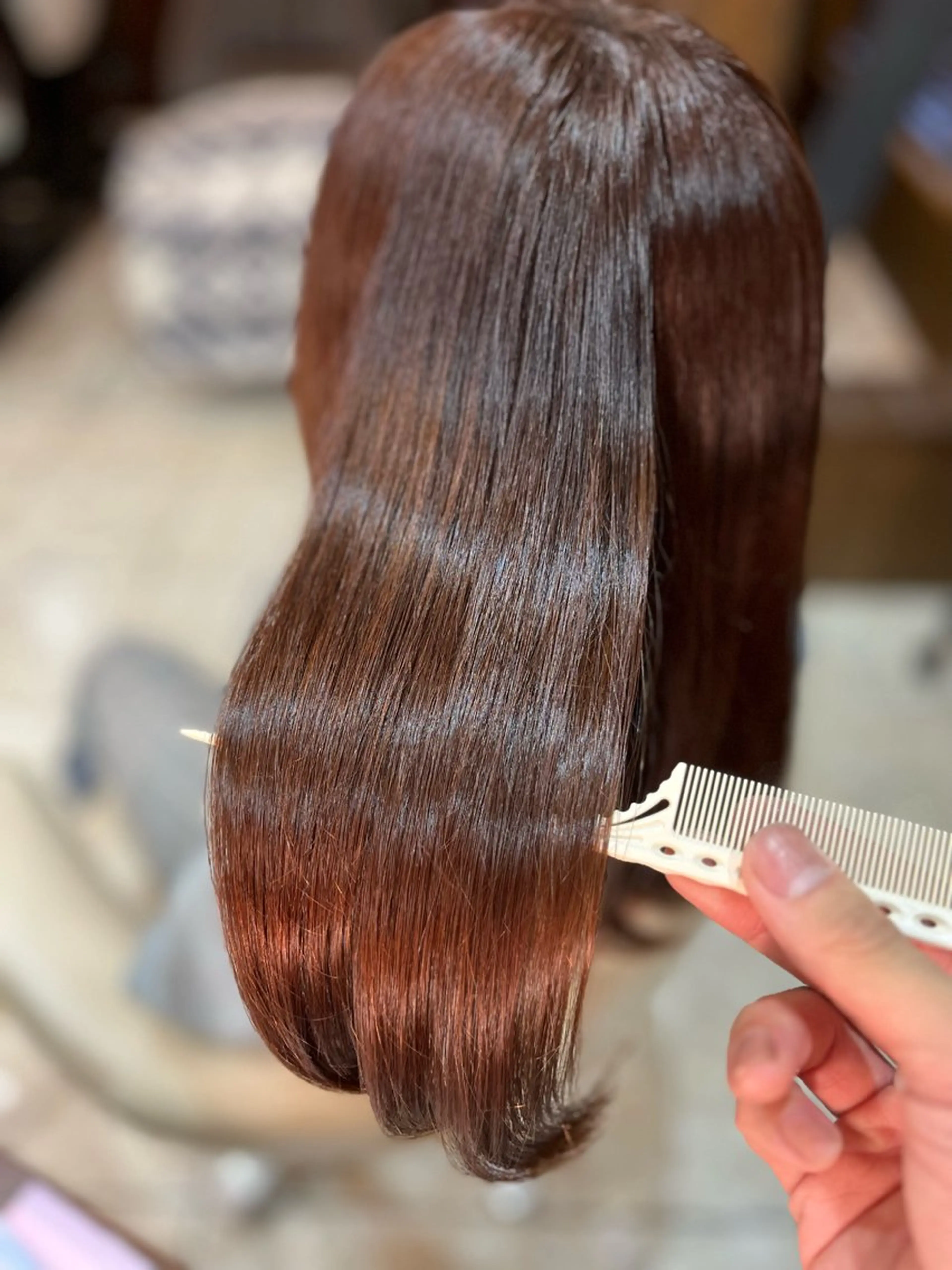 ロング 縮毛矯正/髪質改善 飯田公祐のヘアスタイル