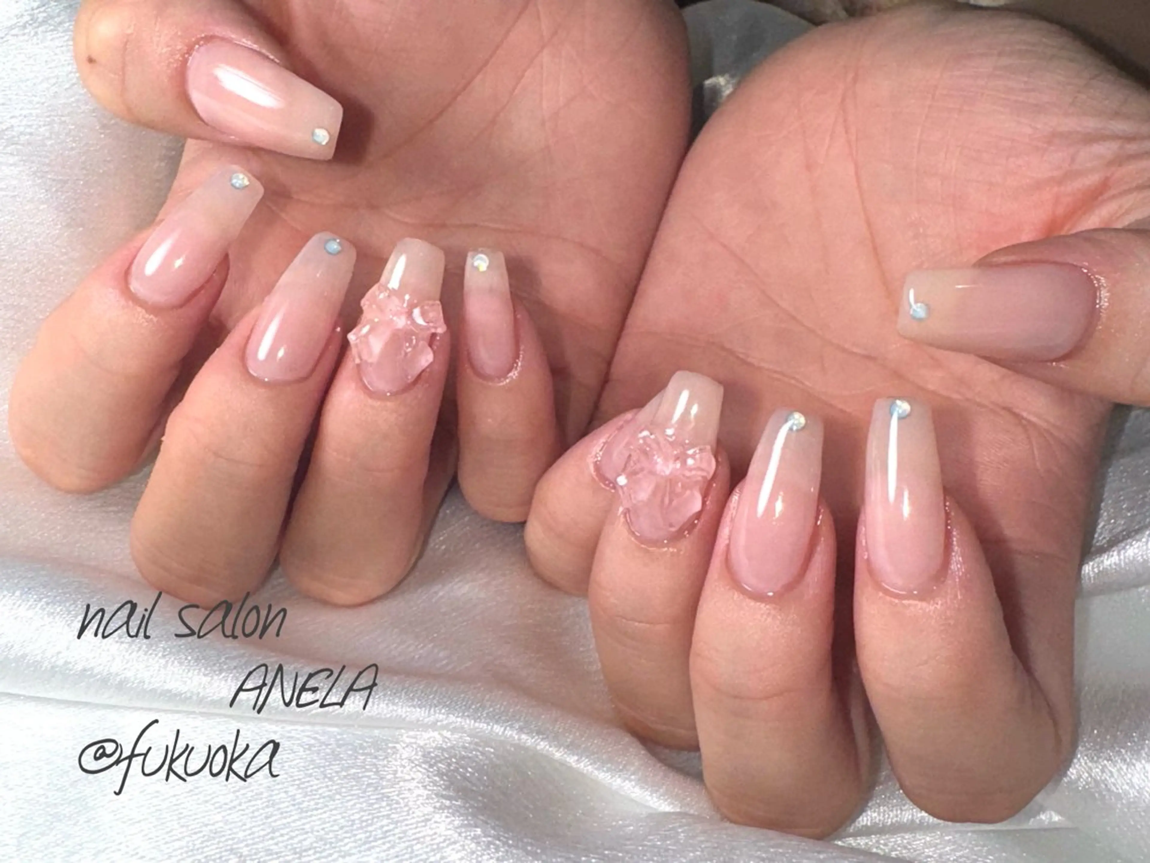ネイル ピンク nail salon ANELA mayaのネイルデザイン
