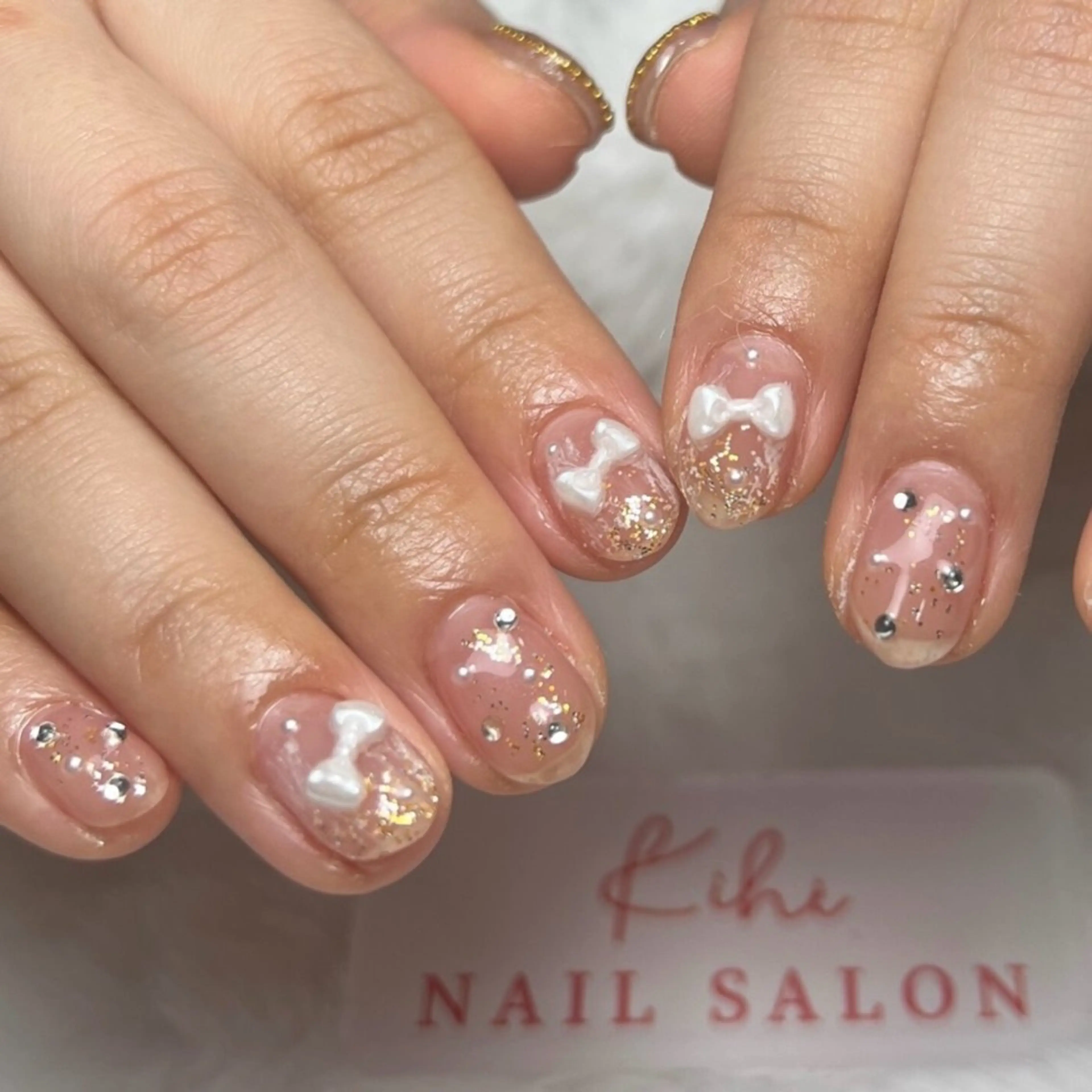 ネイル アートネイル フレンチネイル ジェルネイル グラデーション 韓国ネイル ハンドネイル 久保田 マリコのネイルデザイン