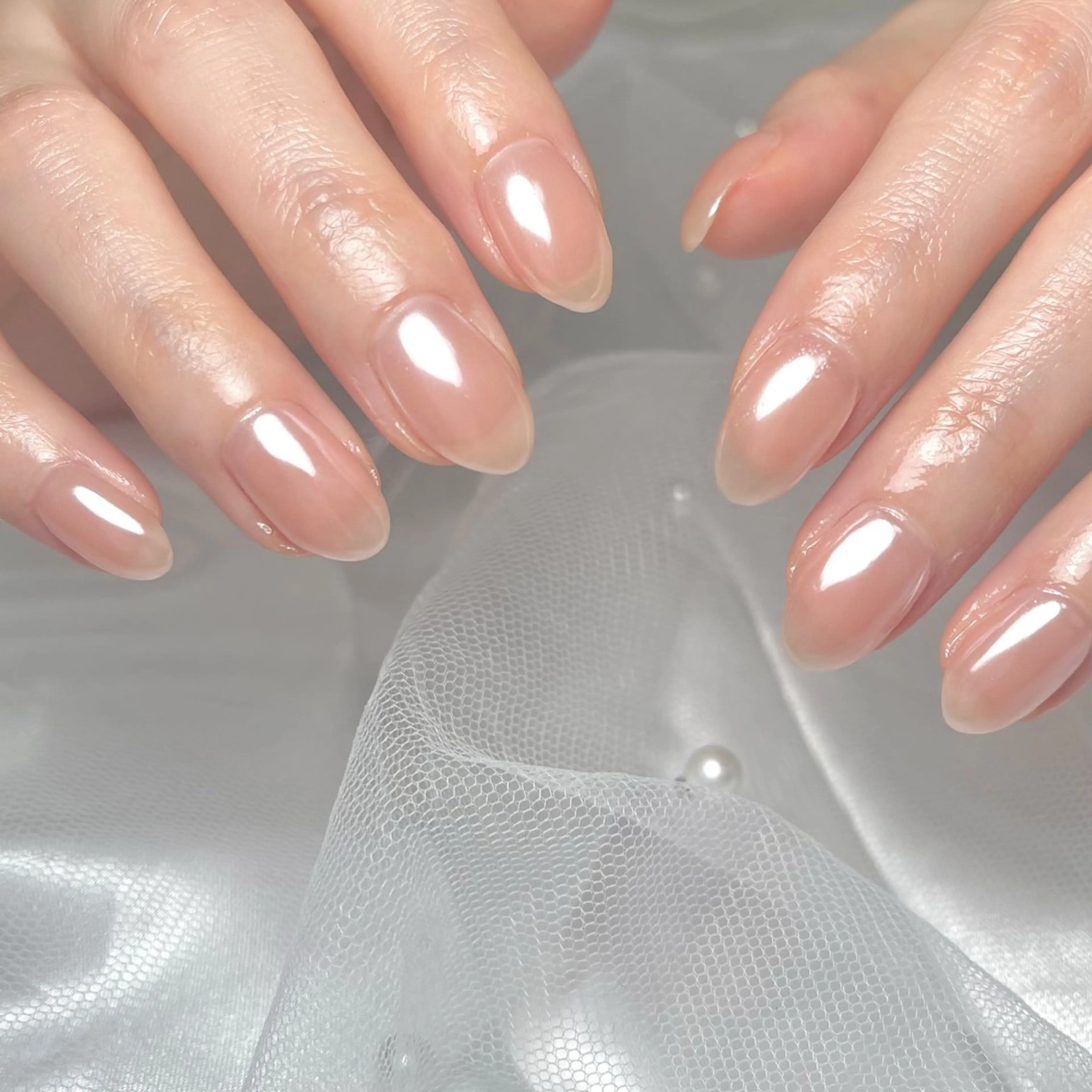 ネイル ミラーネイル ワンカラーネイル ハンドネイル COCO NAILのネイルデザイン