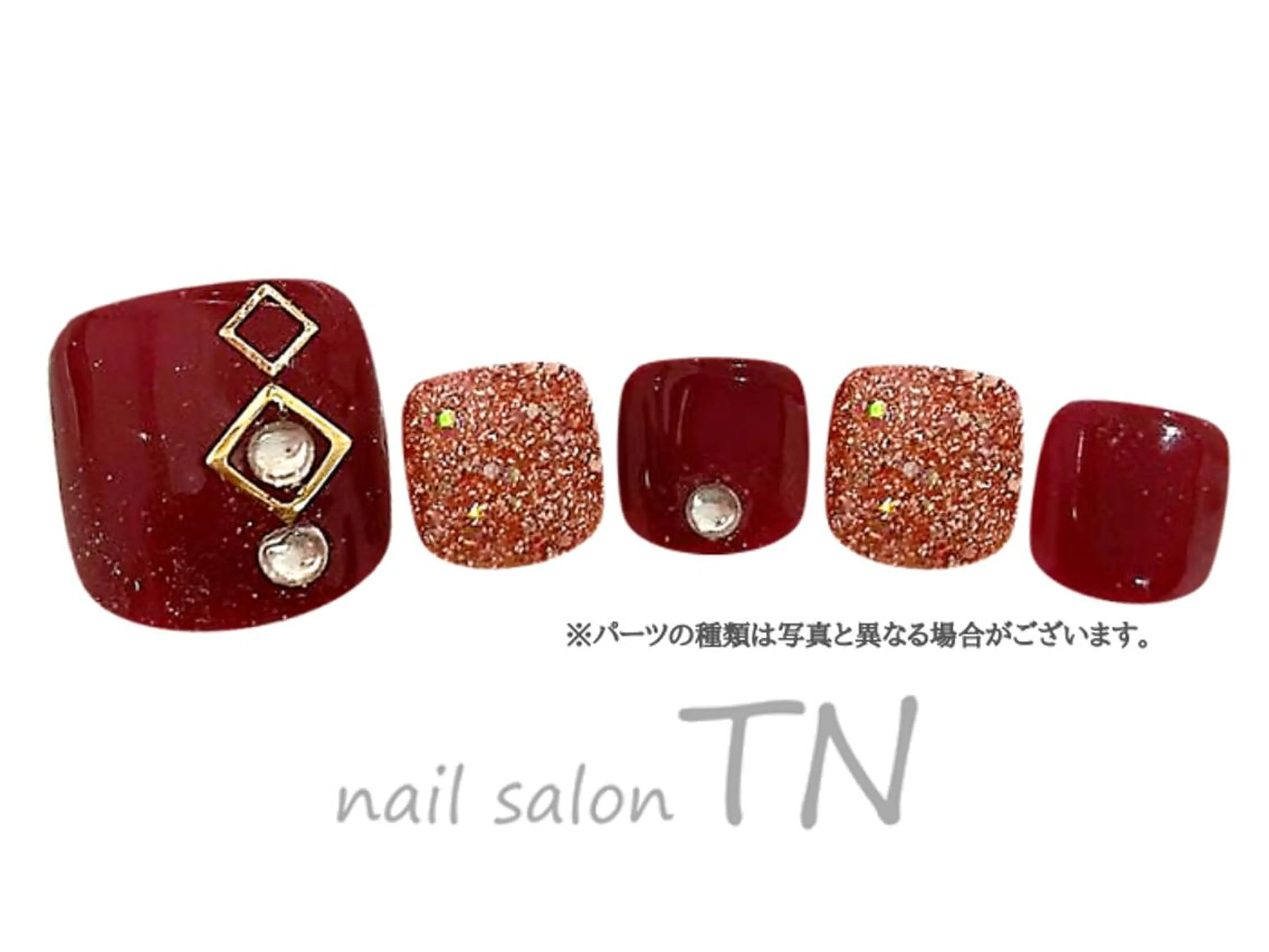 ネイル フットネイル 矢川 まどかのネイルデザイン