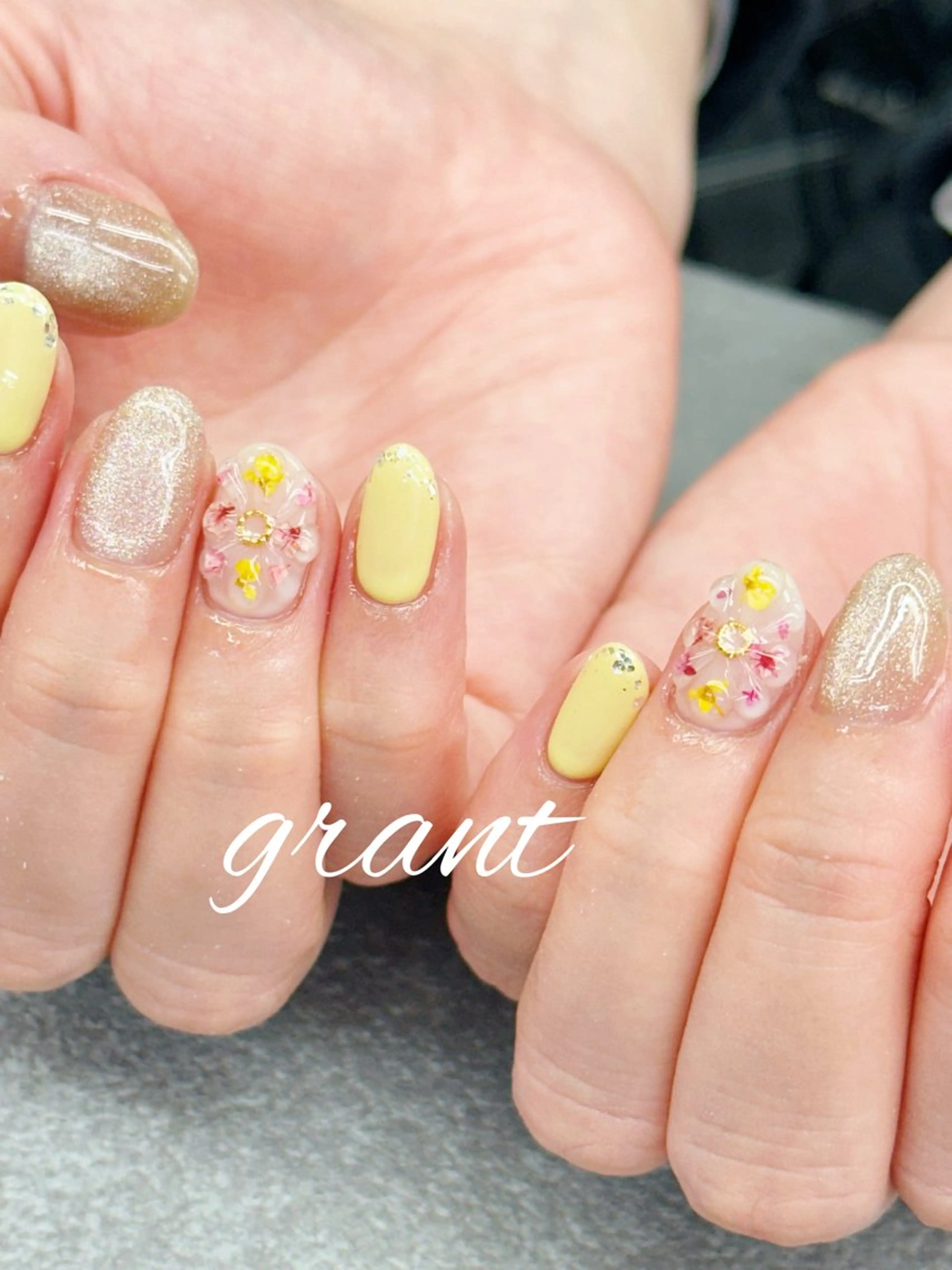 ネイル シンプルネイル ハンドネイル nailsalon grantのネイルデザイン