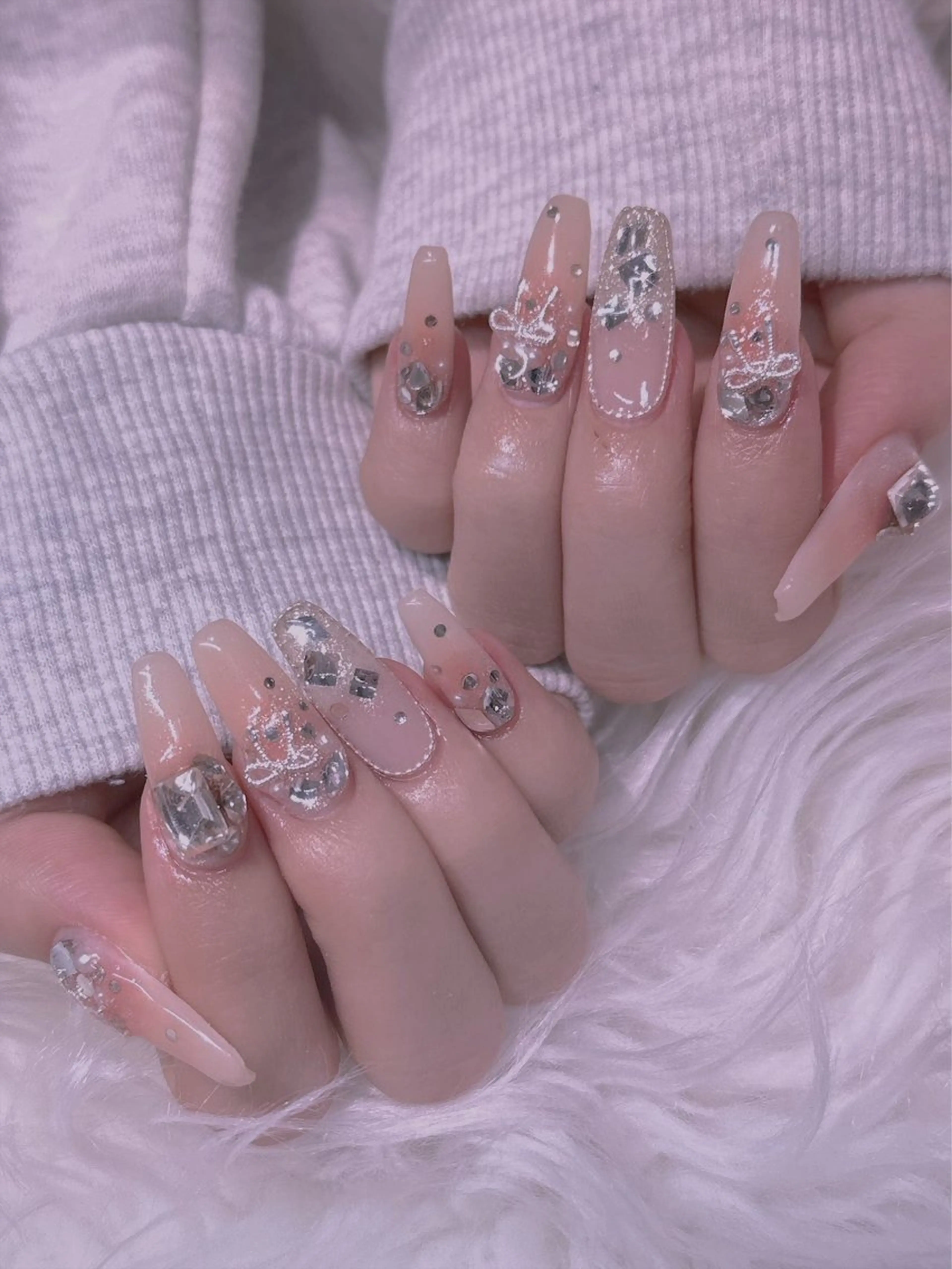 ネイル 長さだし専門店 M2　rikaのネイルデザイン