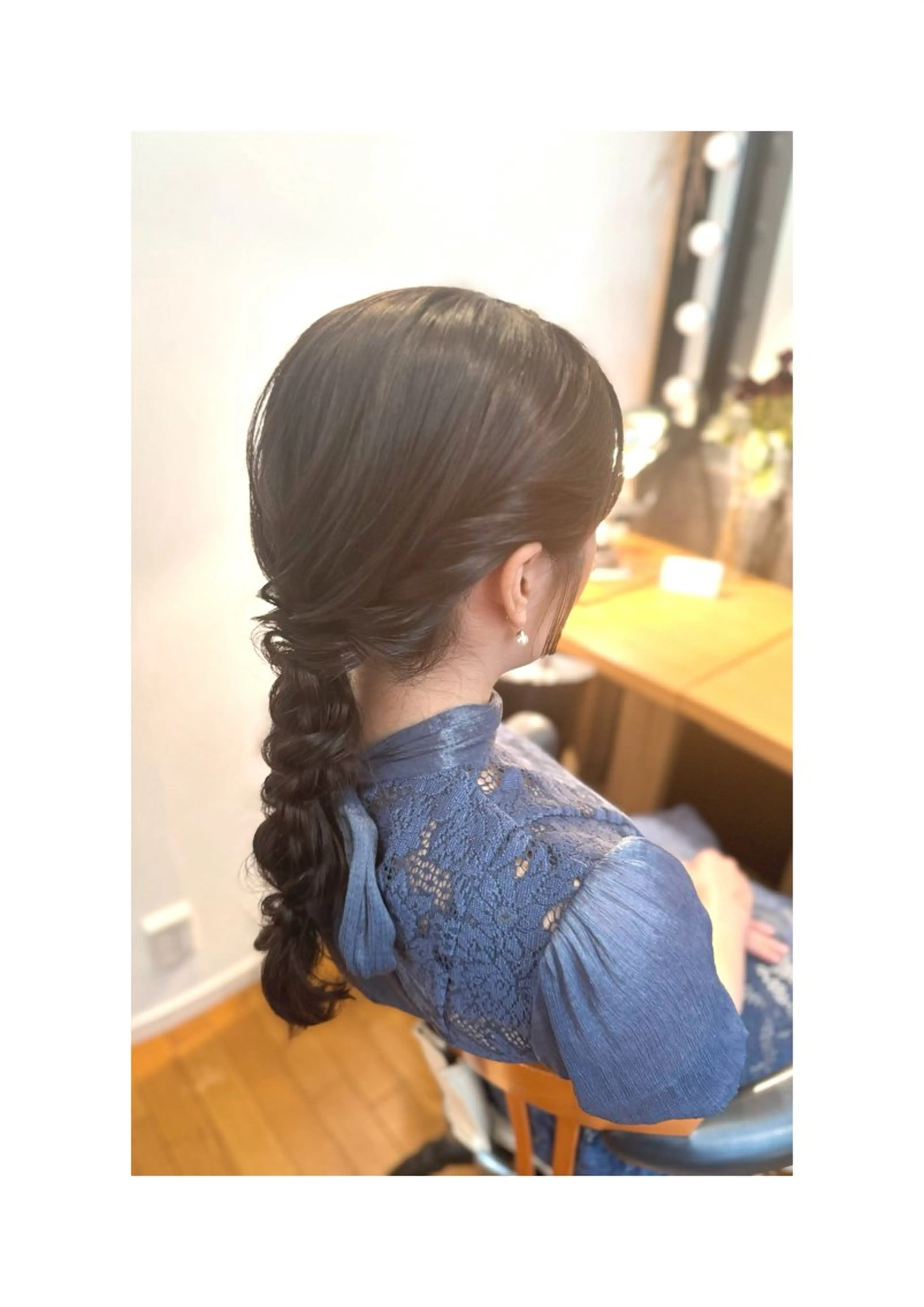 セミロング ヘアセット 札幌円山ヘアメイク/ バーガスのヘアスタイル