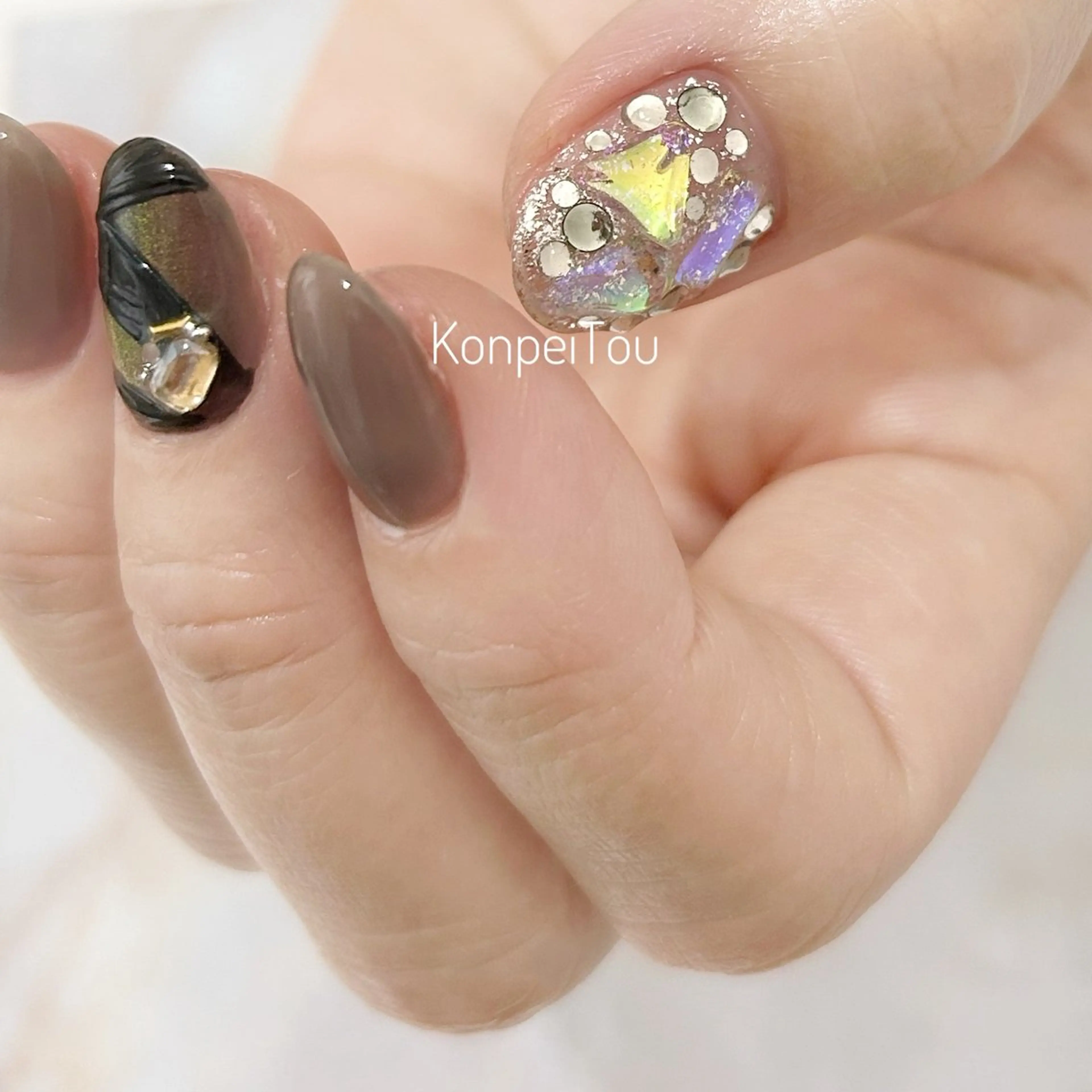 ネイル ハンドネイル おうちのネイルサロン　konpeiTou〜こんぺいとう〜所属・おうちのネイルサロン KonpeiTouのネイルデザイン
