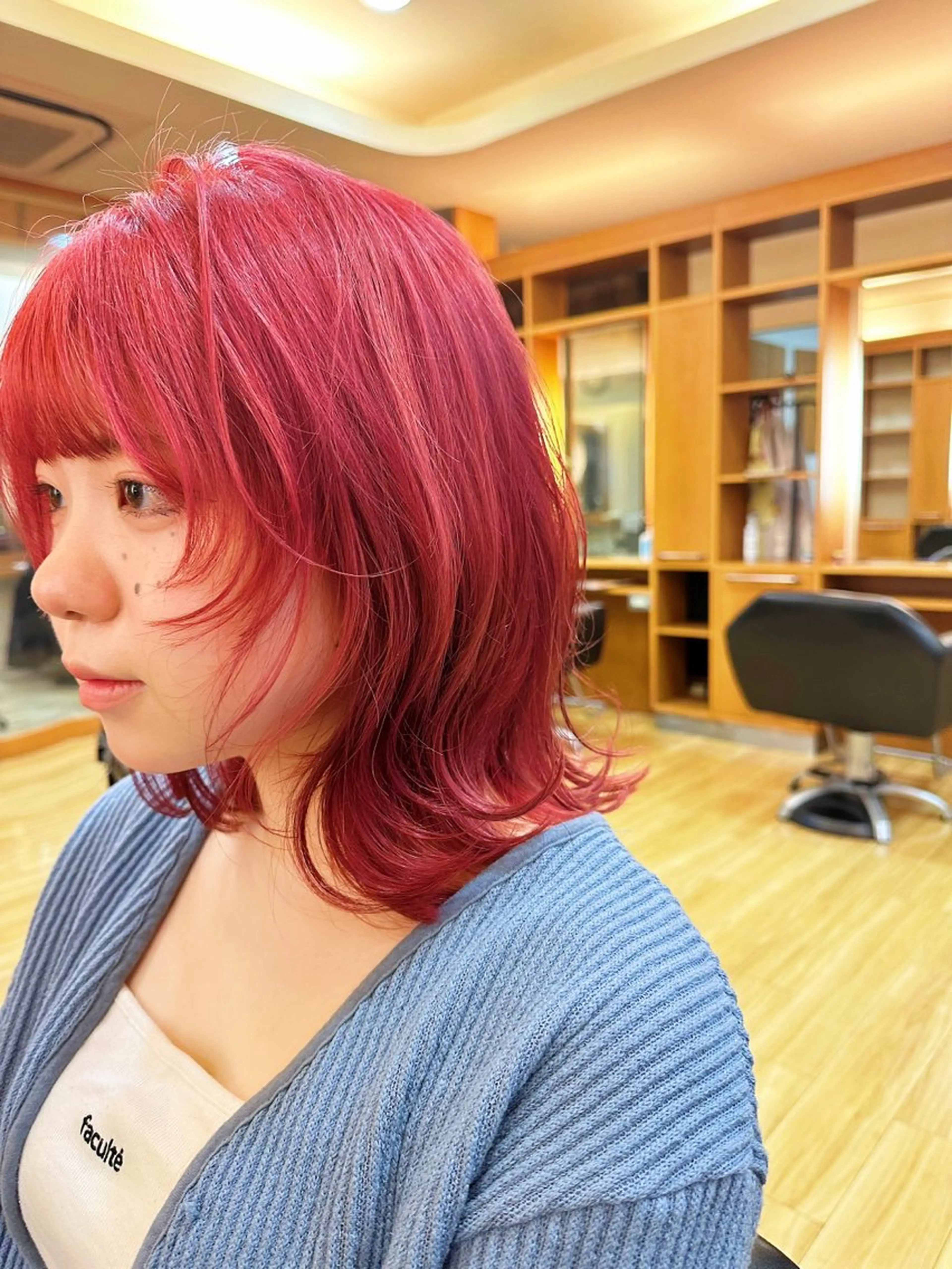 ミディアム レイヤーカット ペッツ本店 スタイリスト増田ゆきのヘアスタイル