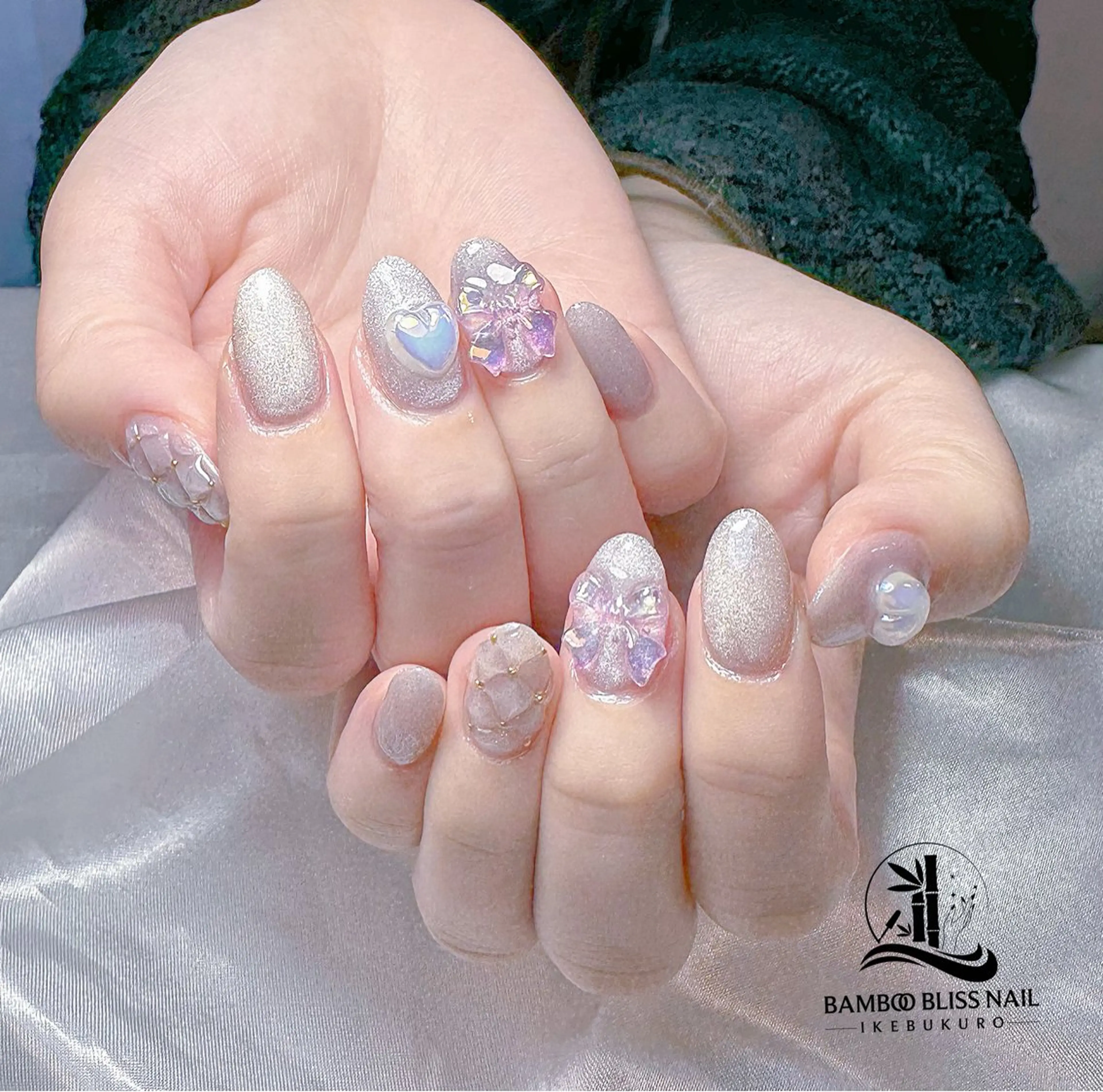 ネイル シンプルネイル BAMBOO BLISS 西店のネイルデザイン