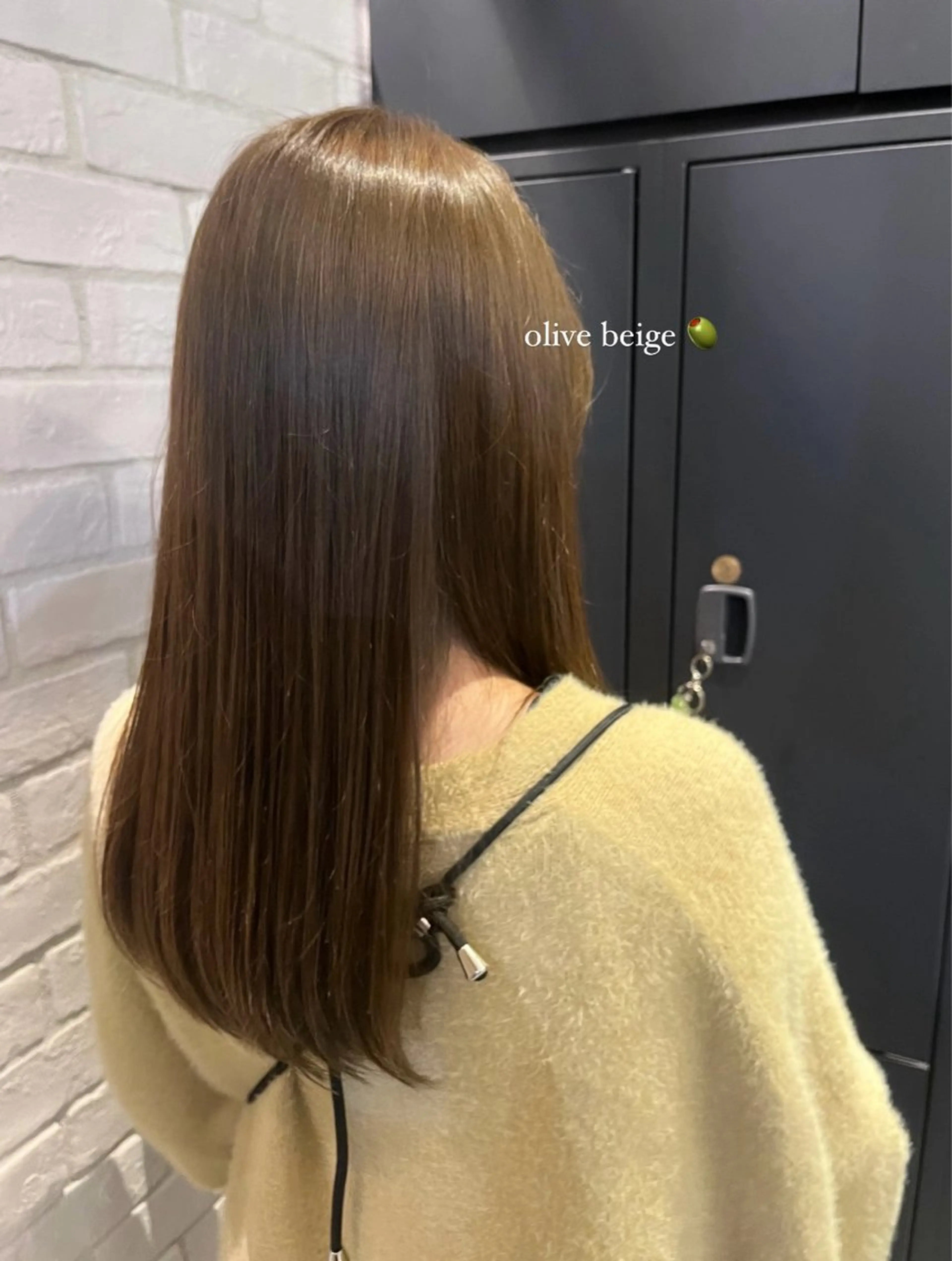 カラー ベージュカラー 透明感カラー オリーブベージュ The C 海老名 SHUREIのヘアスタイル