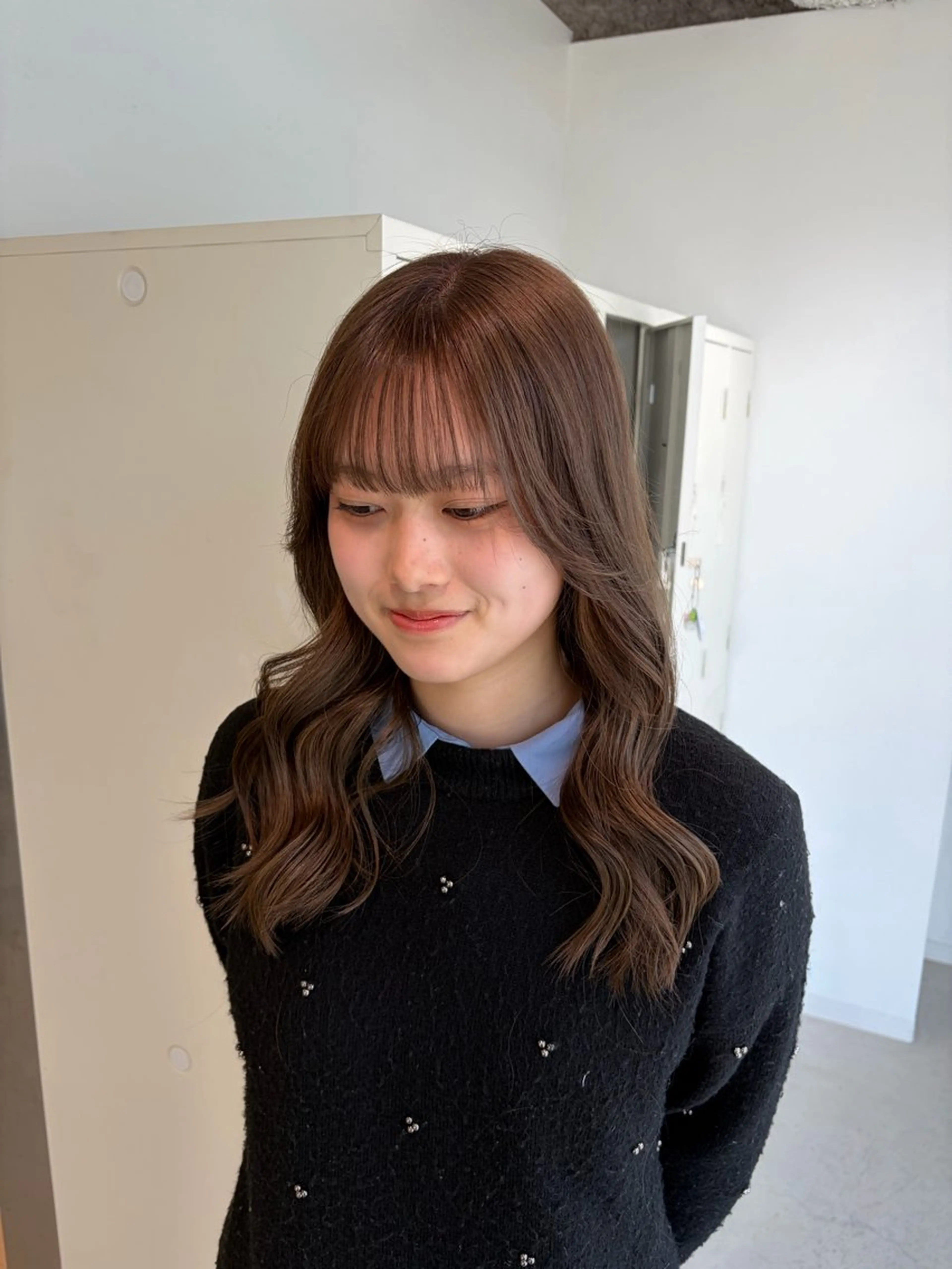 セミロング カラー カット ヘアカラー トリートメント EIGHT ／SHU🩶のヘアスタイル