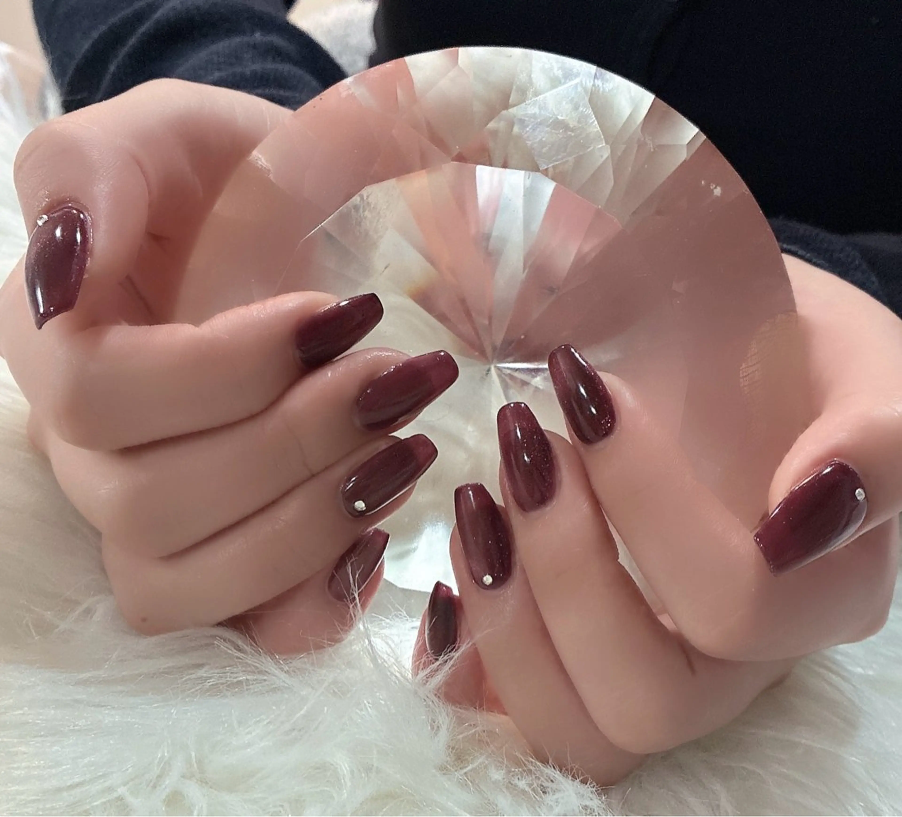 ネイル 長さ出し ハンドネイル LoaChaton kaeのネイルデザイン