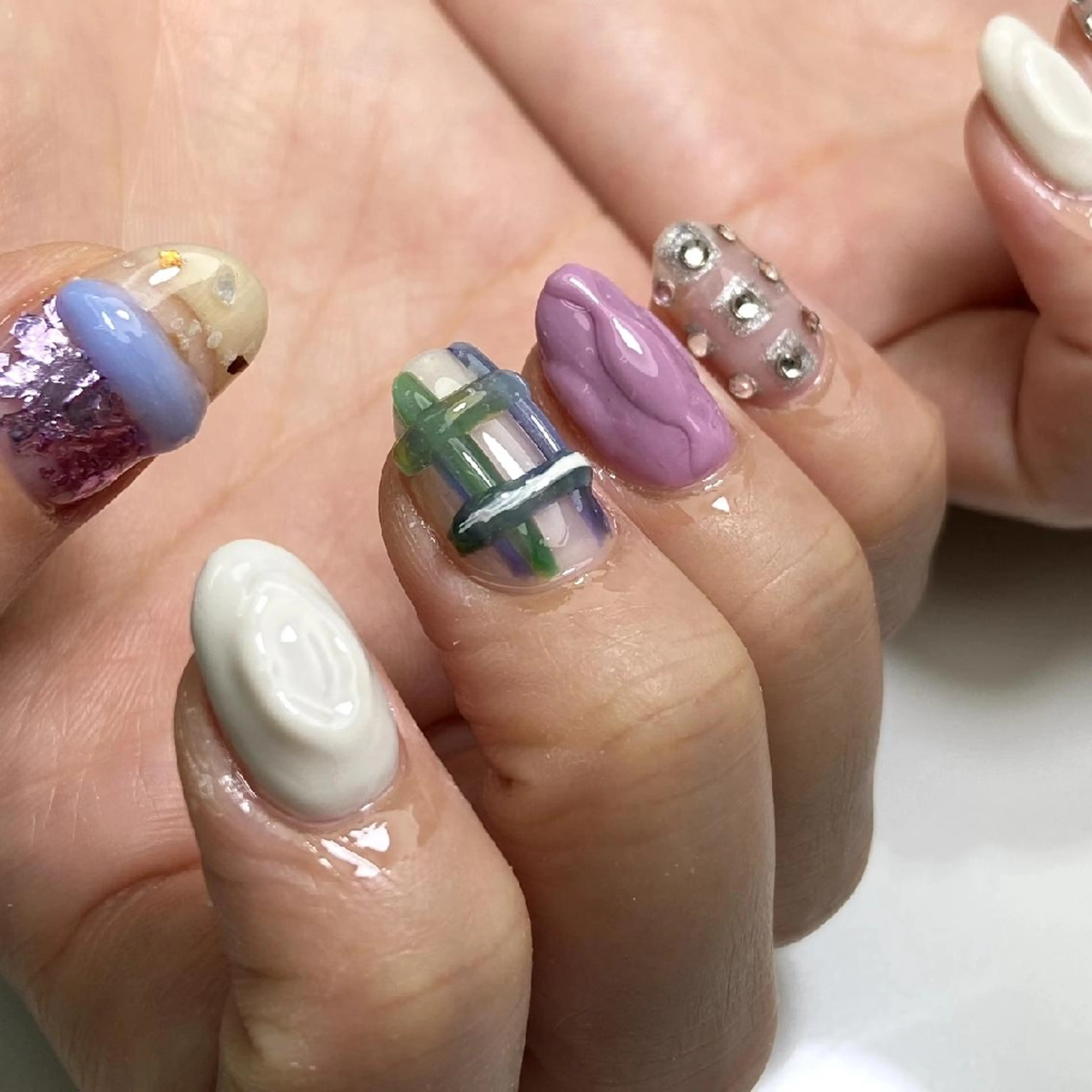 ネイル アートネイル 持ち込み nail salon Lumièreのネイルデザイン