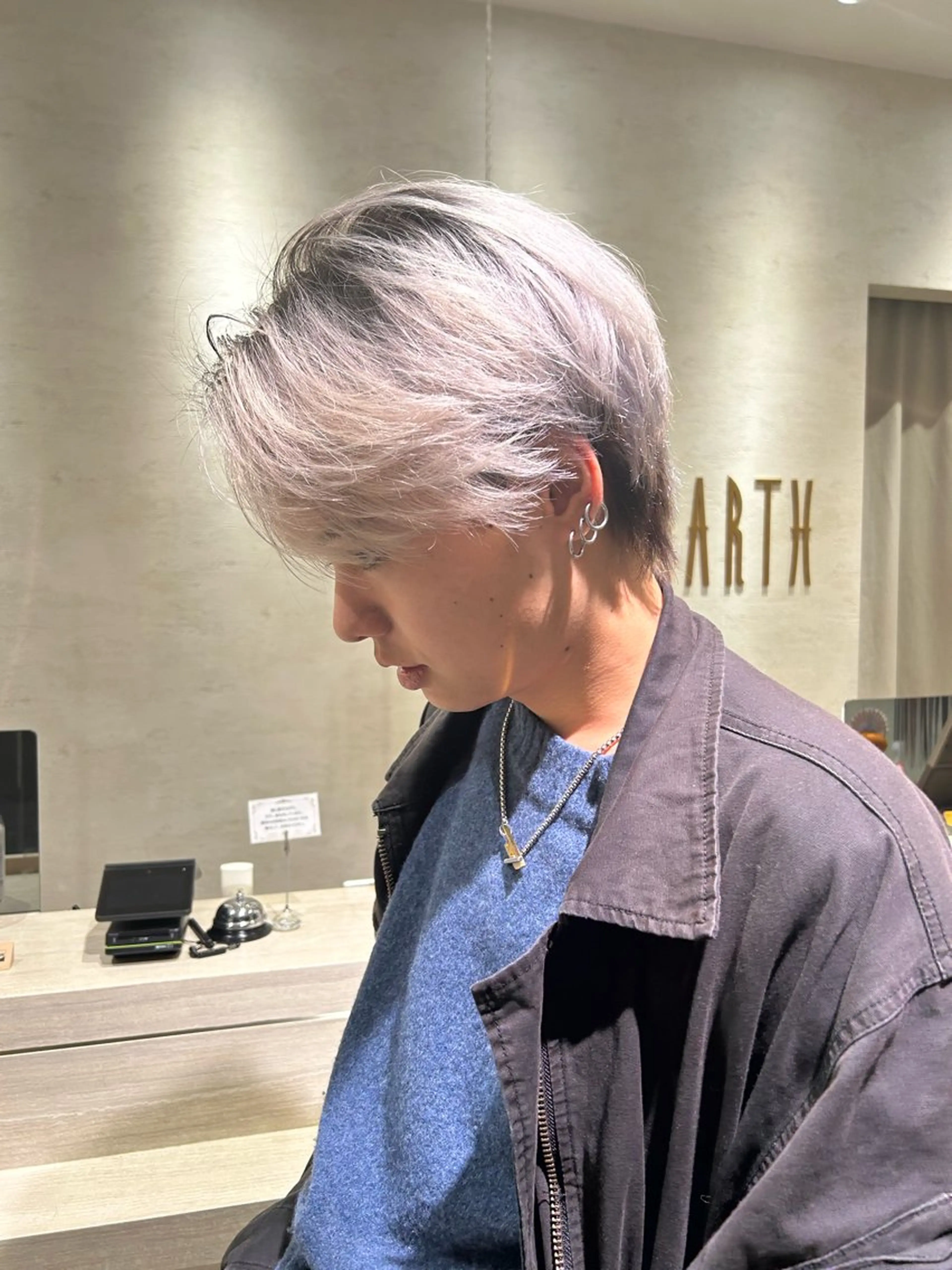 メンズ ヘアカラー トリートメント 倉科夏奈 カラー/エクステのヘアスタイル