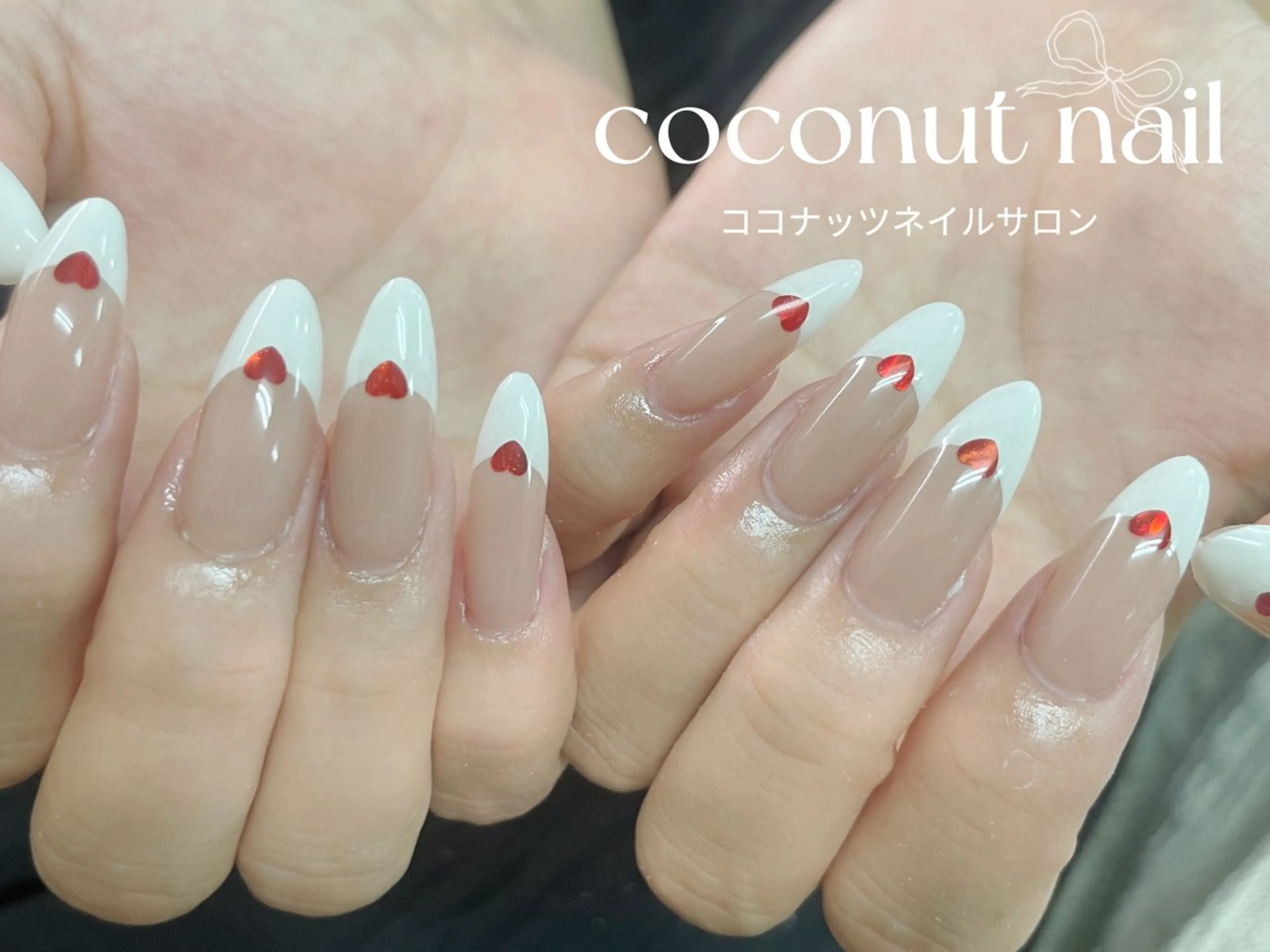 ネイル べっ甲ネイル フレンチネイル キラキラネイル マグネットネイル 大理石ネイル(マーブル) ハンドネイル 神田 ココナッツのネイルデザイン