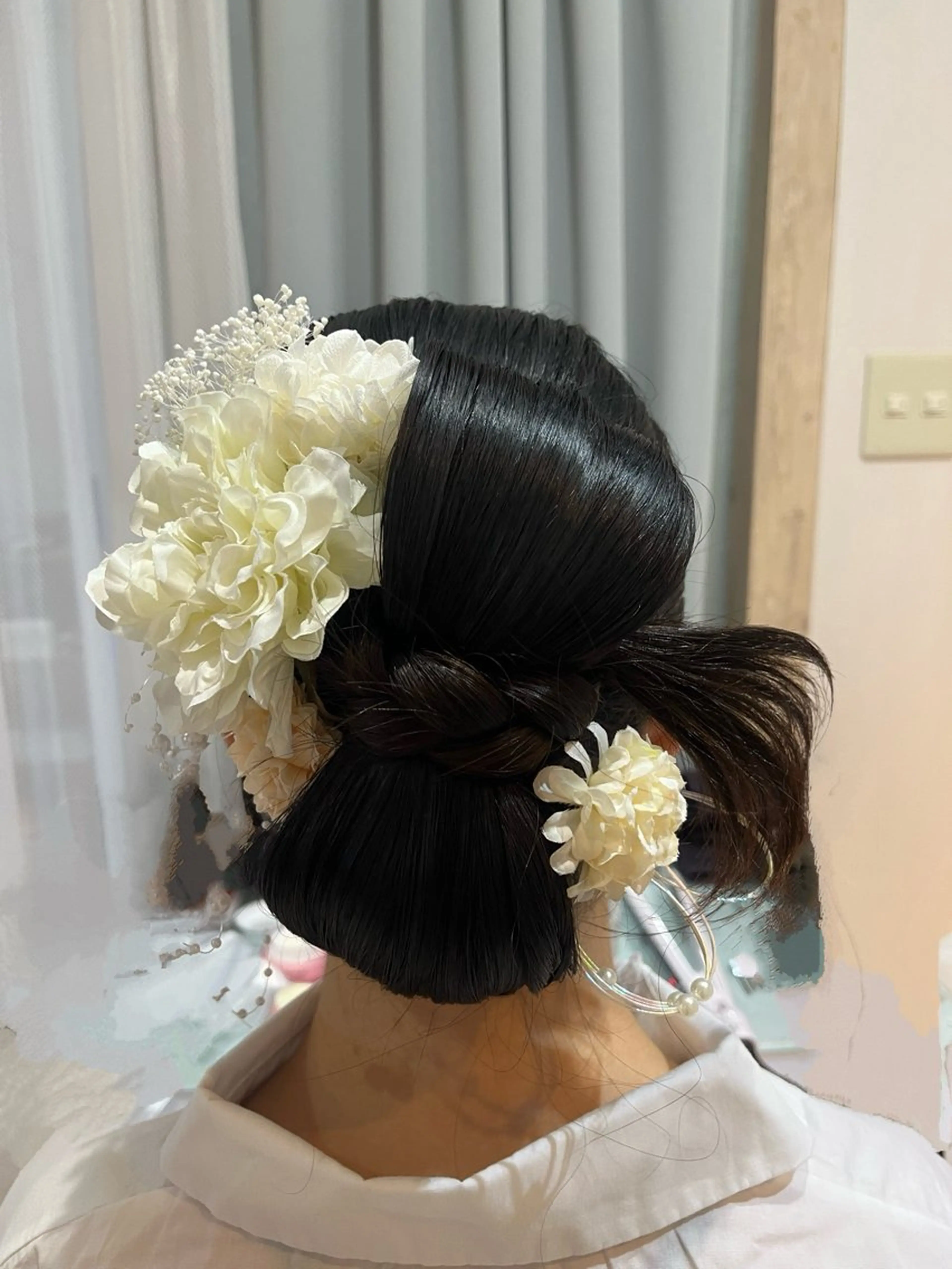 ロング ヘアアレンジ 籾木 美優のヘアスタイル