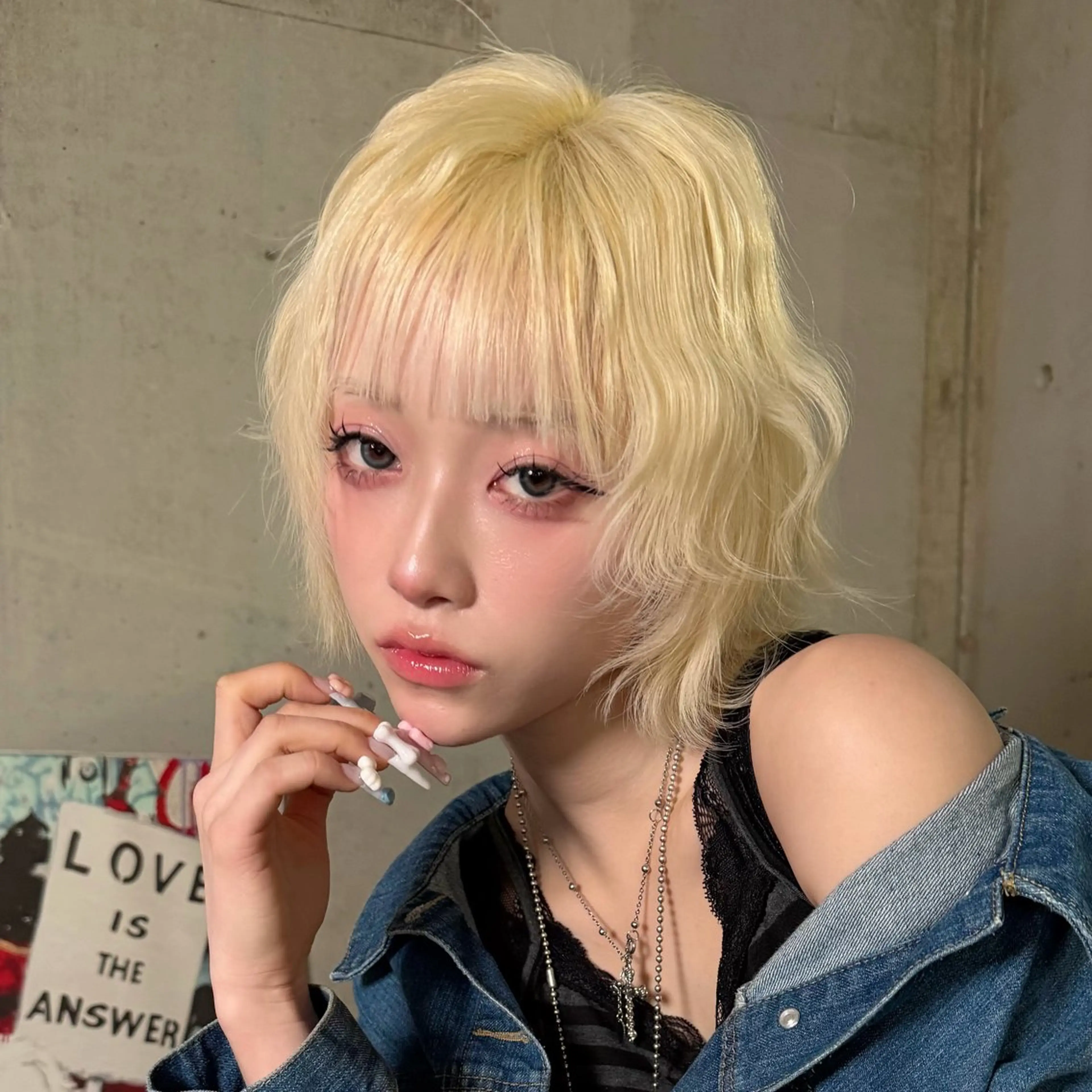 ショート カラー ヘアカラー トリートメント ハイトーン/ボブ/ 髪質改善🦖mahoのヘアスタイル