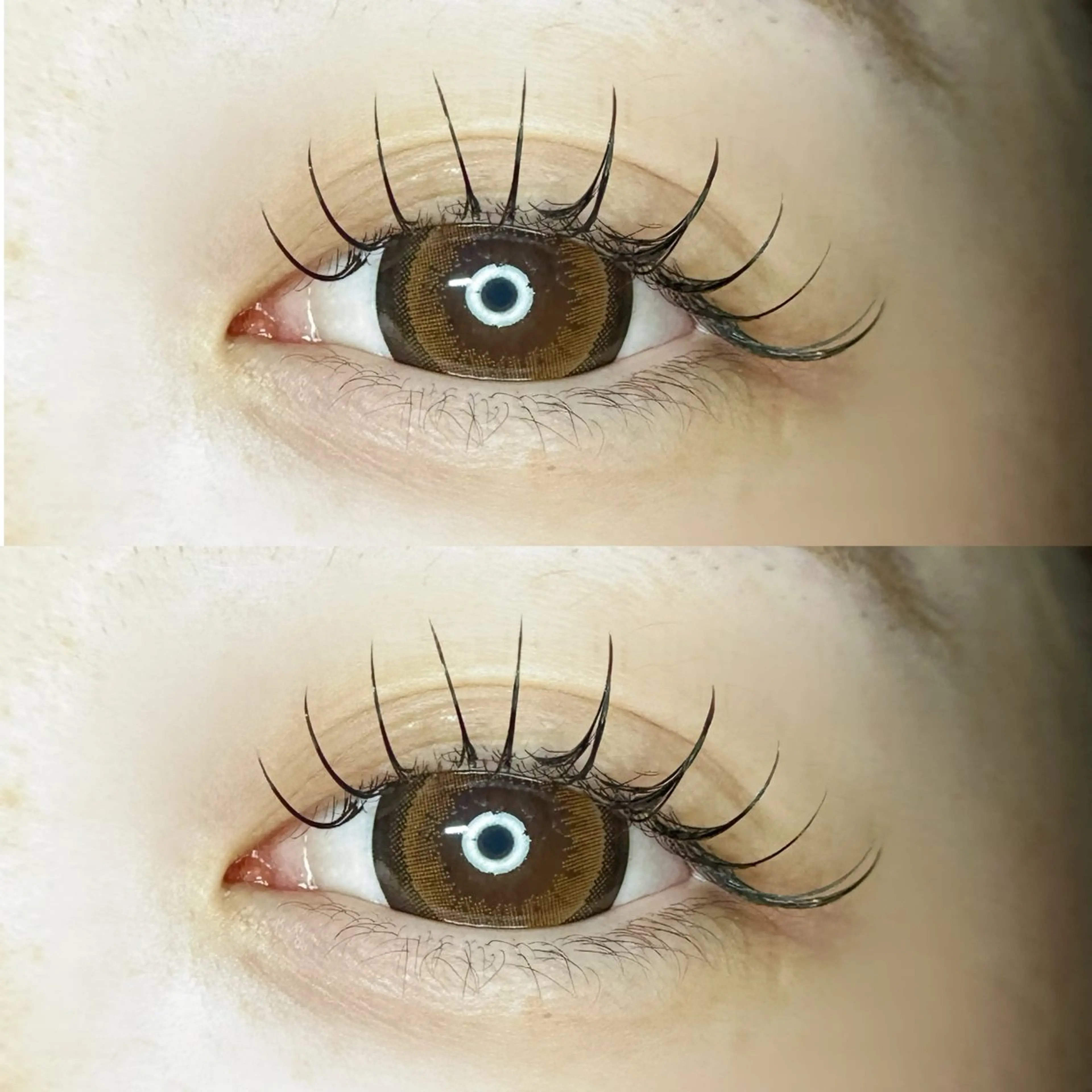 マツエク・マツパ フラットラッシュ アップワードラッシュ マツエク sour~un 京都駅前Himenaのマツエク・マツパデザイン