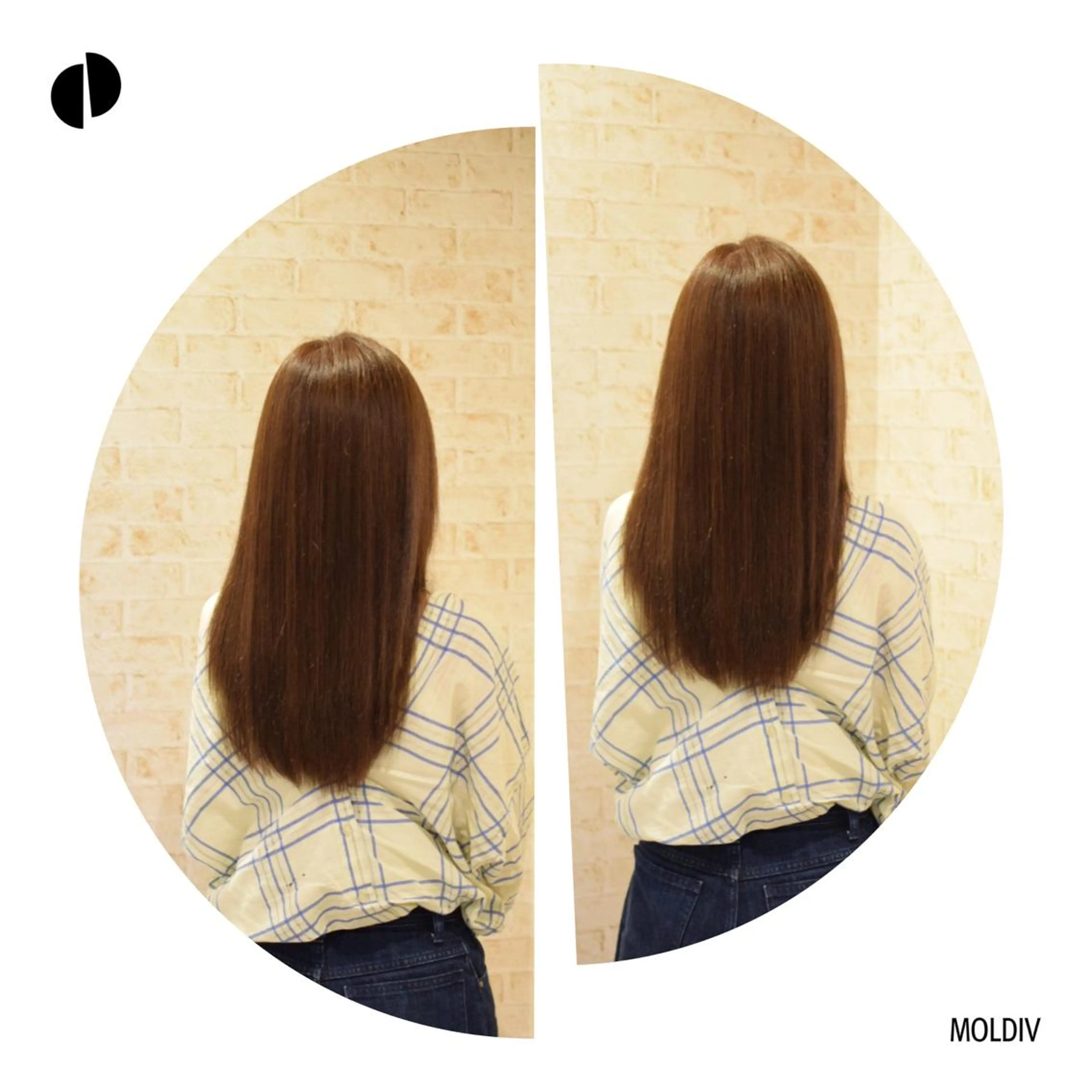 セミロング カラー ベージュカラー ブラウンカラー ✨縮毛矯正✨髪質改善 ナカシマ ユミのヘアスタイル