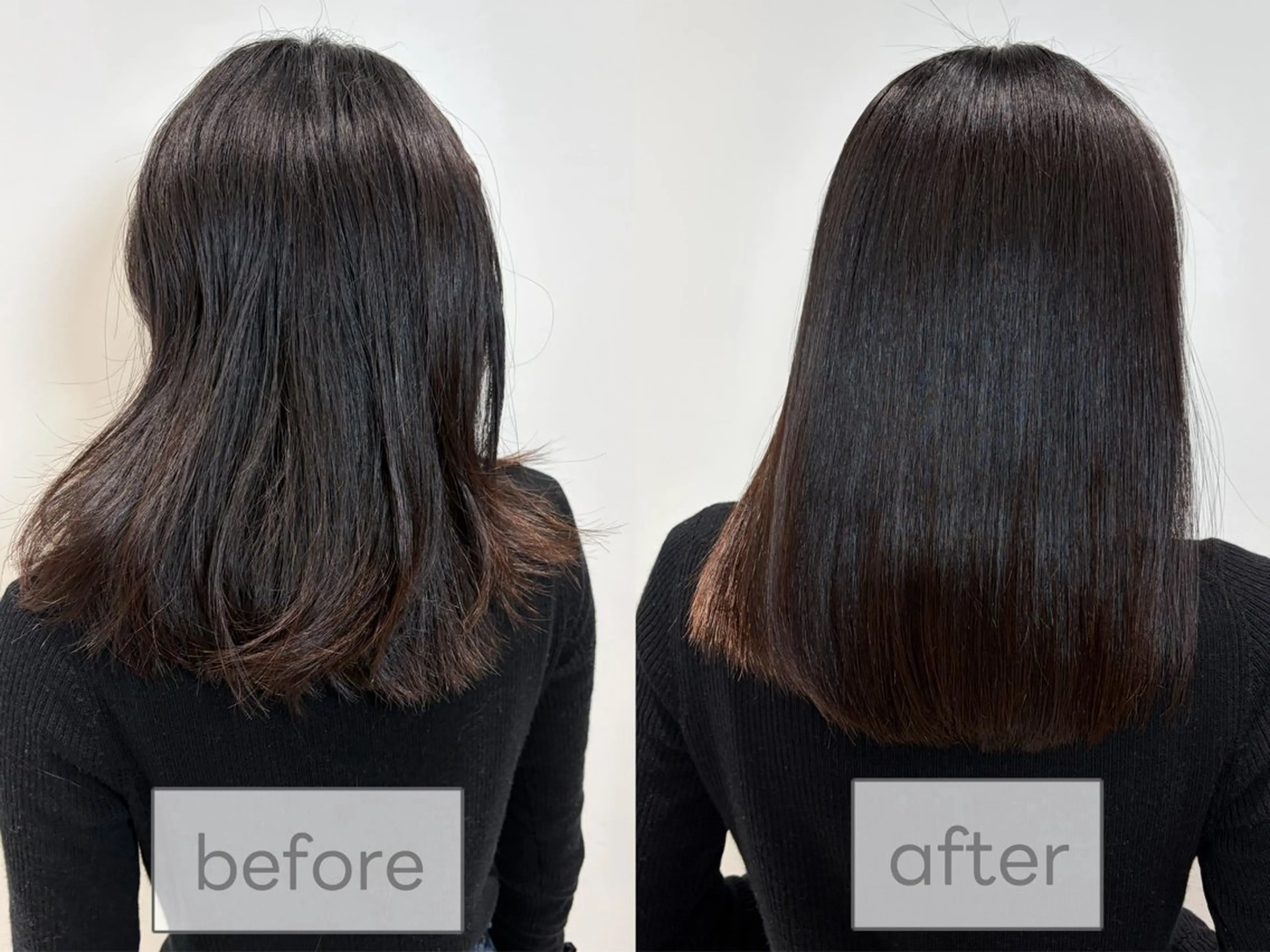 セミロング 髪質改善 トリートメント 梅田/韓国スタイル/ 髪質改善/雅のヘアスタイル