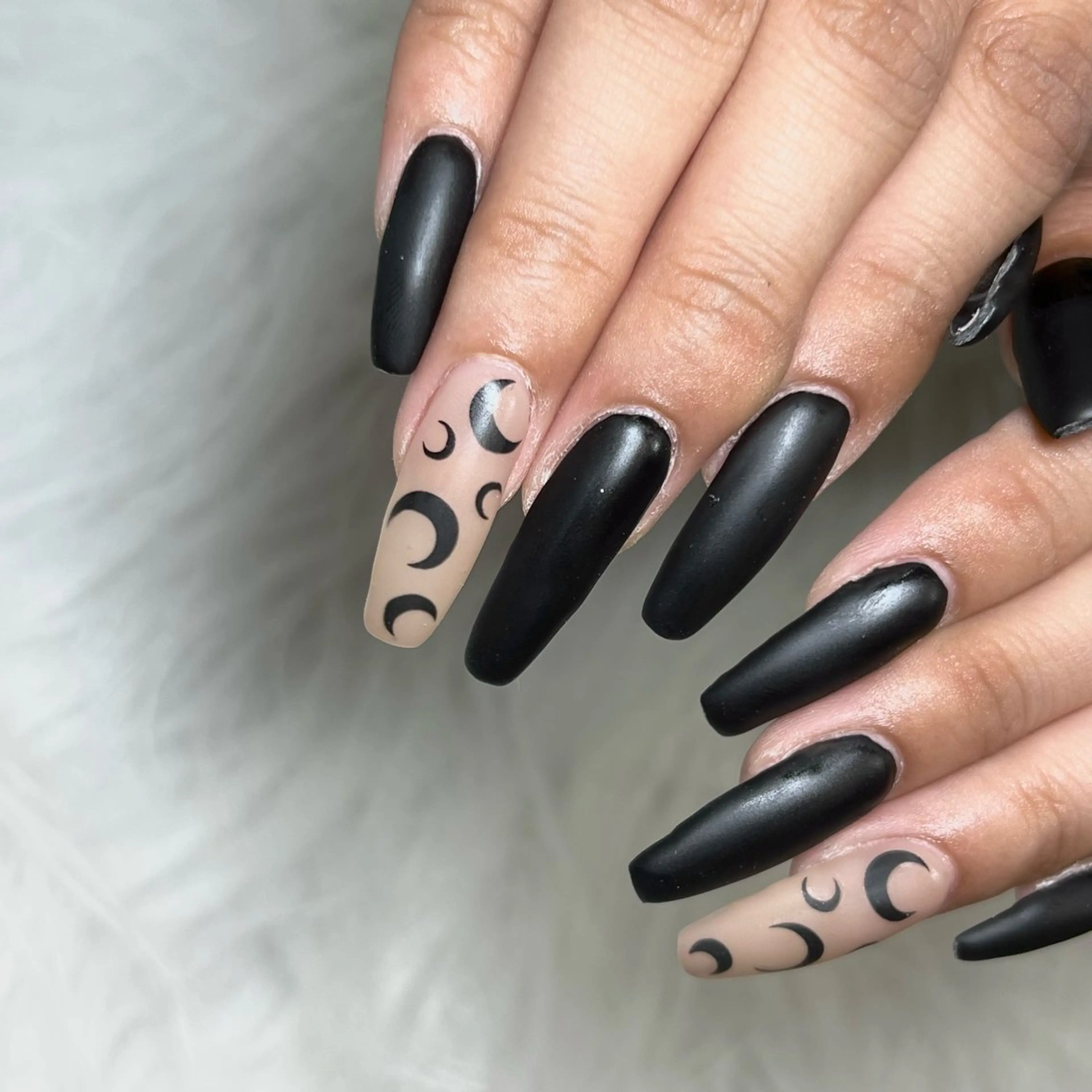 ネイル ハンドネイル E  nail 風羽のネイルデザイン