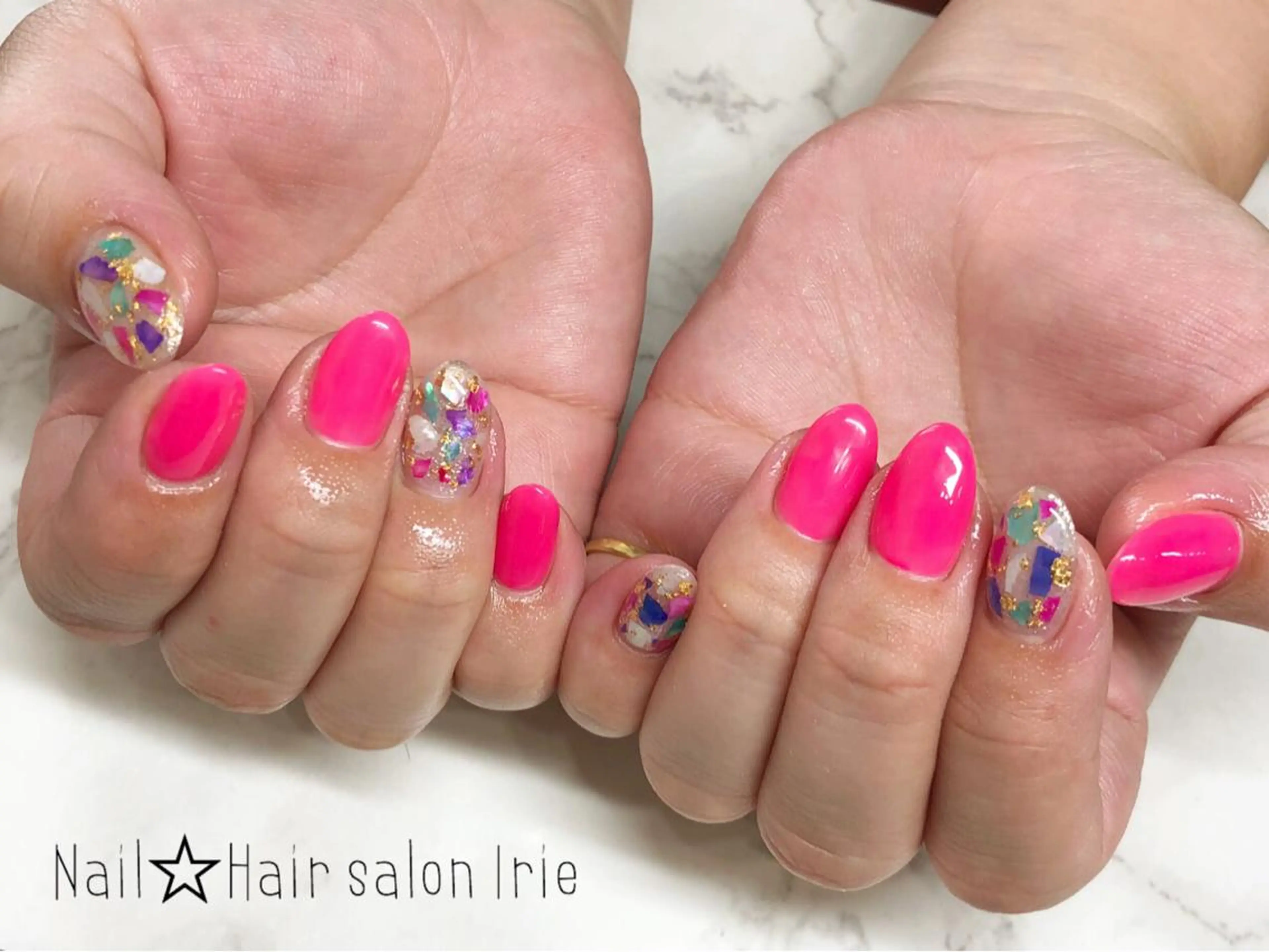 ネイル Hair salon Irie所属・與儀 知佳のネイルデザイン