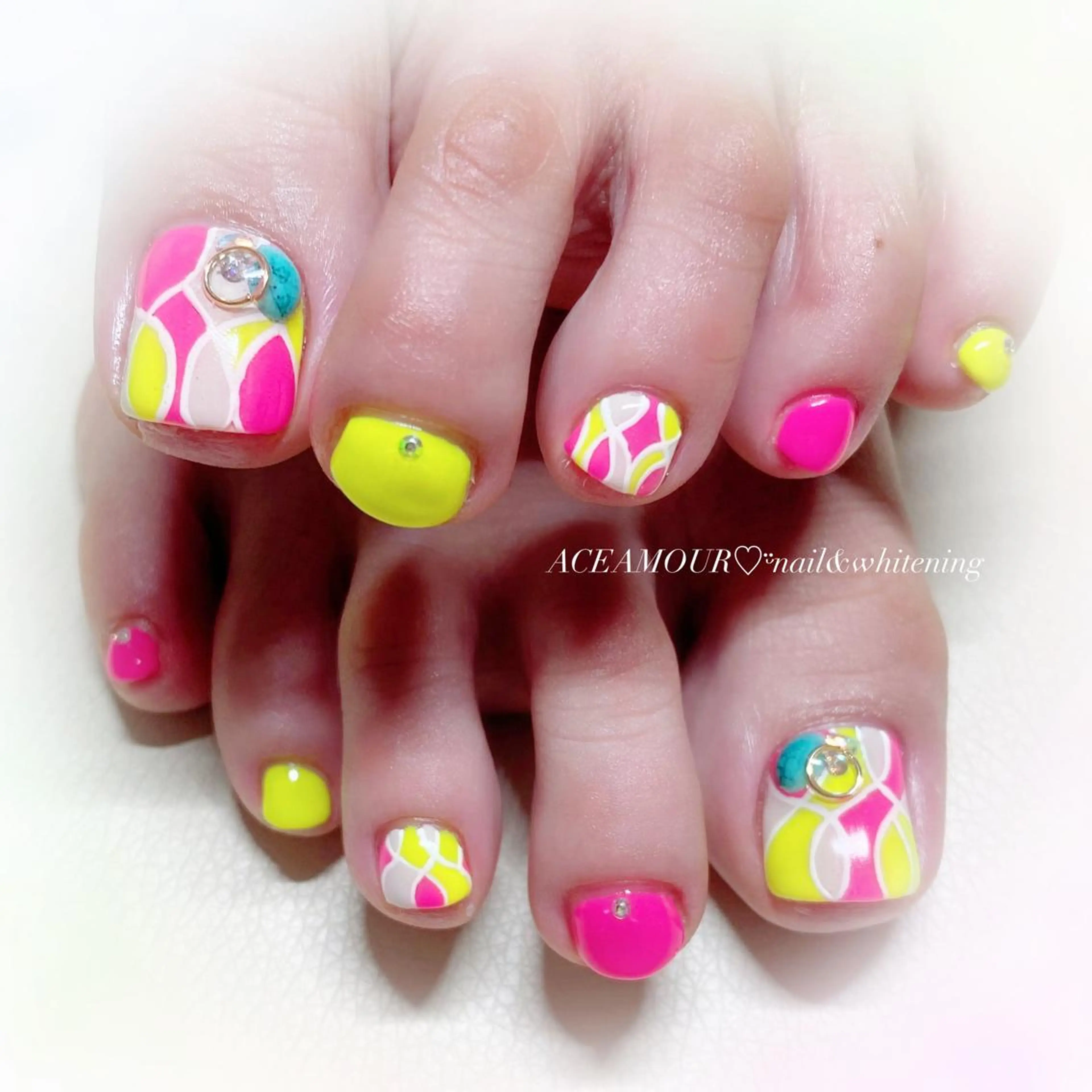 ネイル アートネイル ネイル/耳つぼ /新ホワイトニングのネイルデザイン