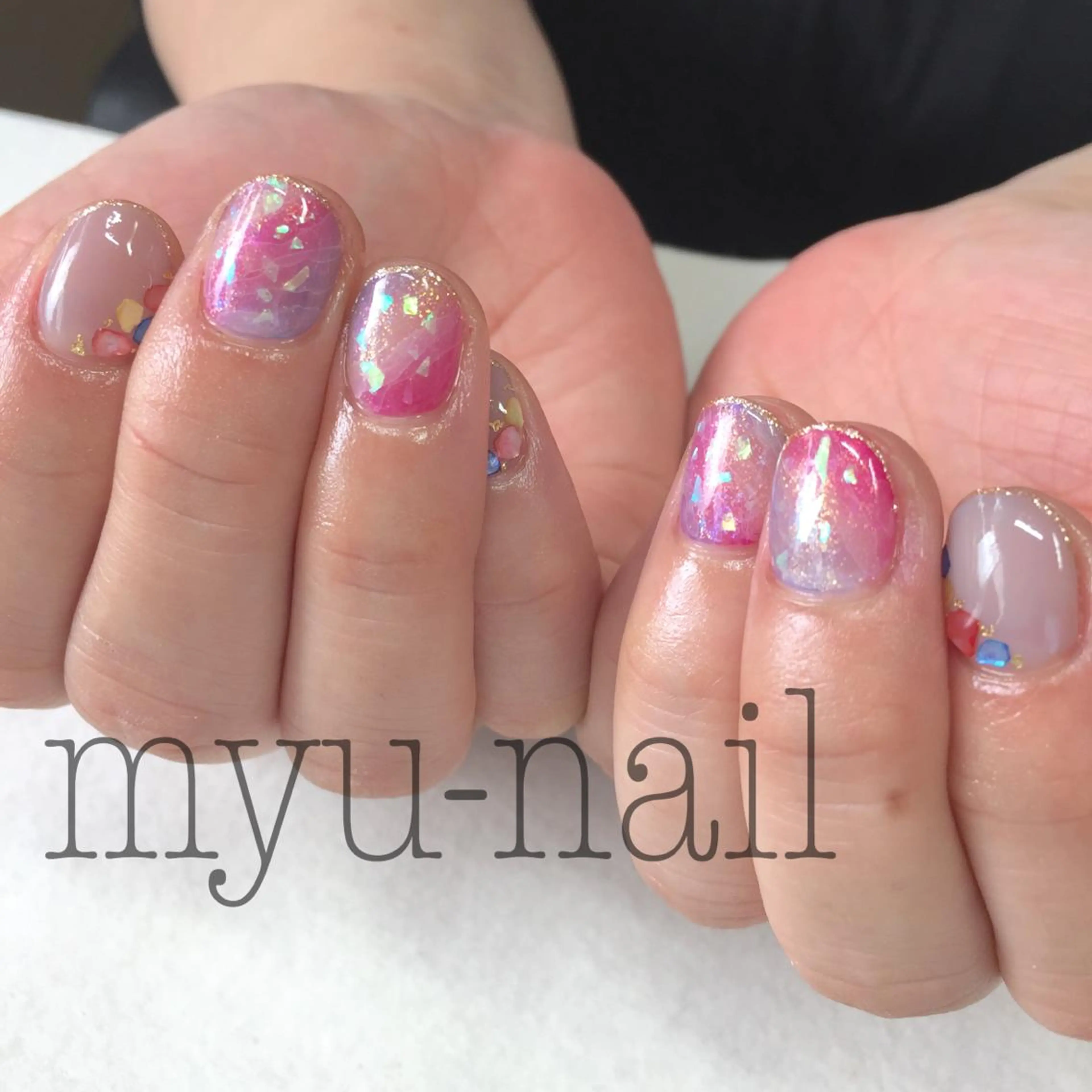 ネイル ハンドネイル ホームサロン myu-nailのネイルデザイン