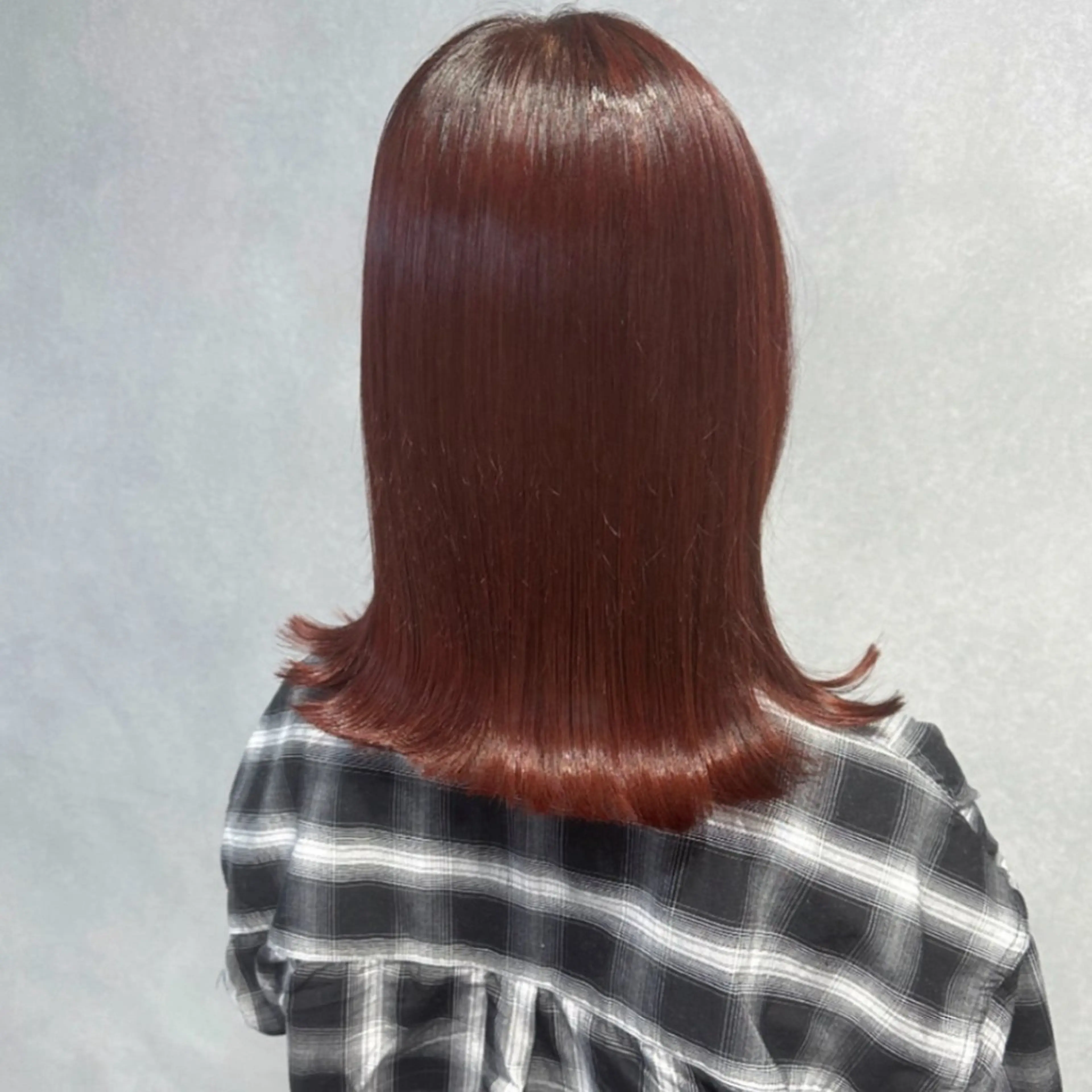 ミディアム カラー ヘアカラー 唐澤 千尋のヘアスタイル