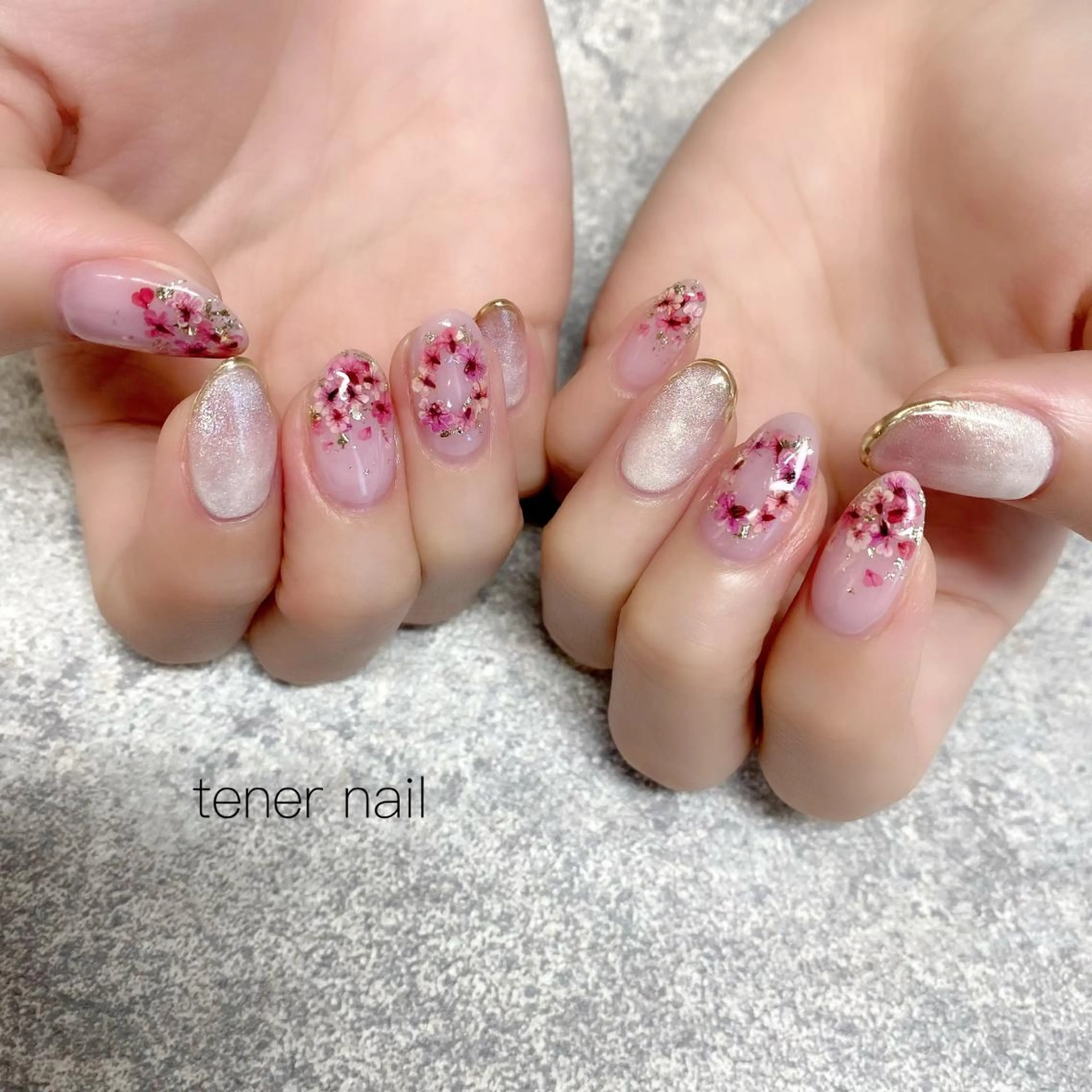 ネイル フラワーネイル テネルネイル tener nailのネイルデザイン