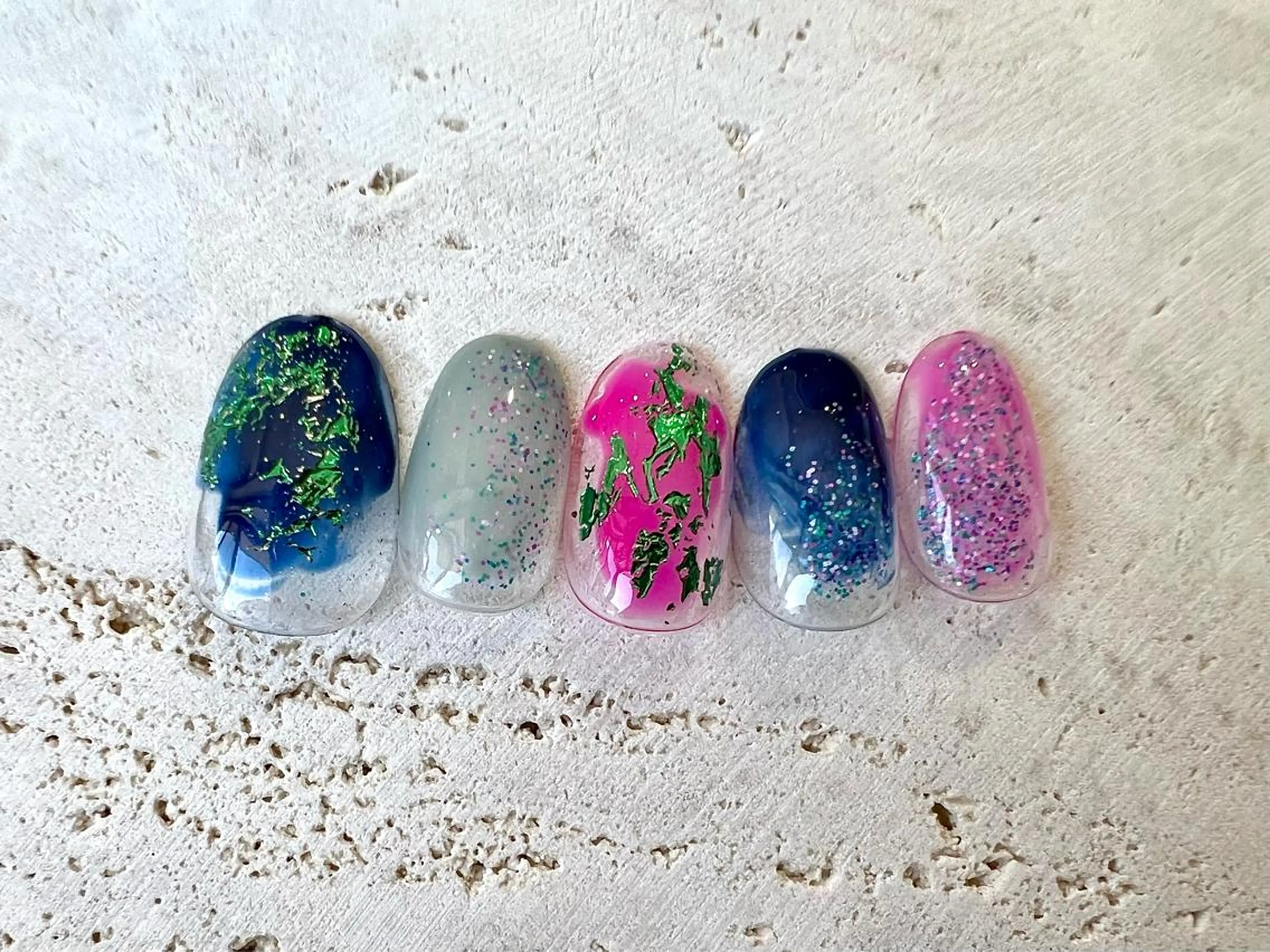 ネイル 💙0203 munimusanのネイルデザイン