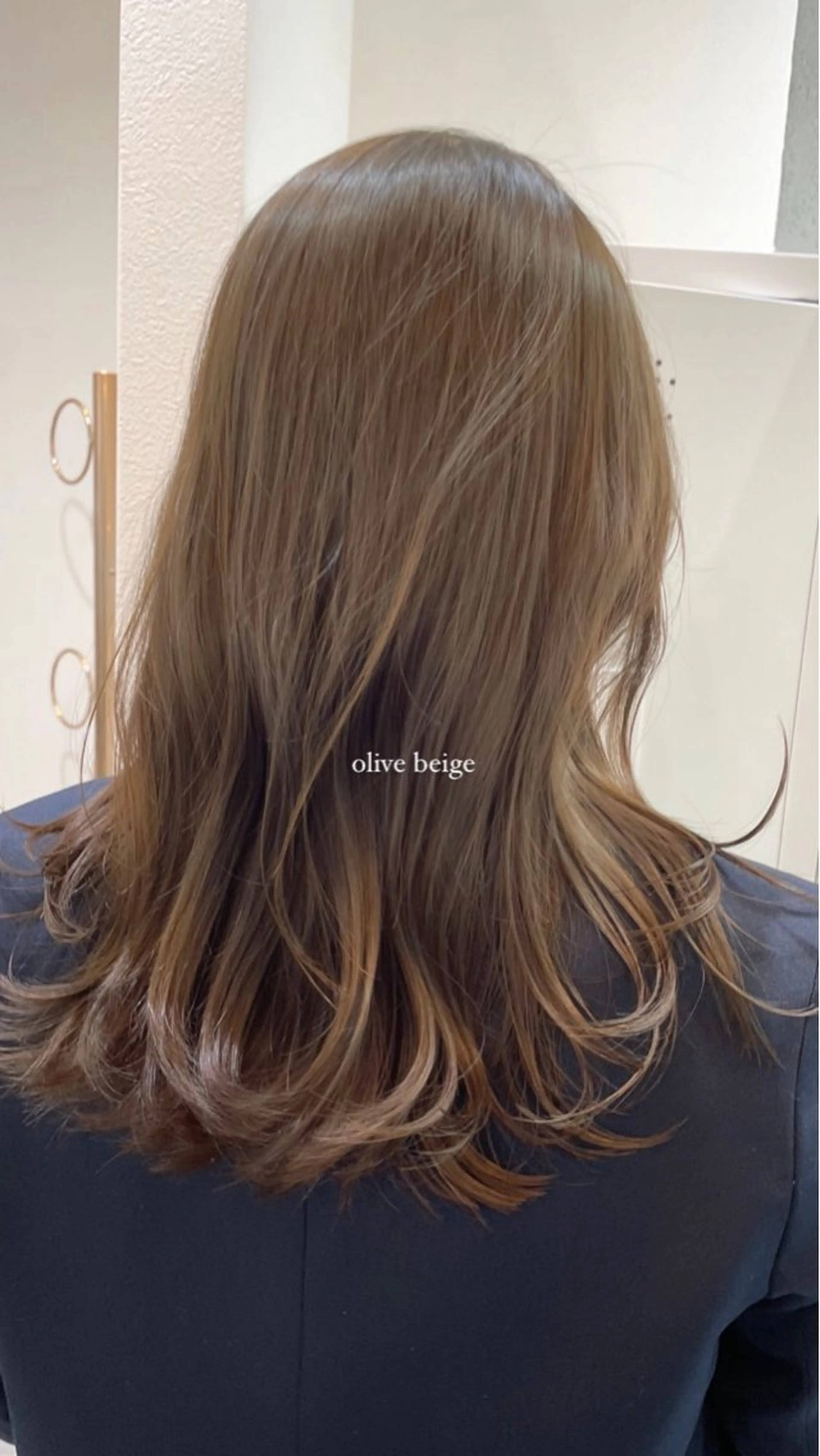 セミロング カラー mareka/顔周り /透明感カラー🤍のヘアスタイル