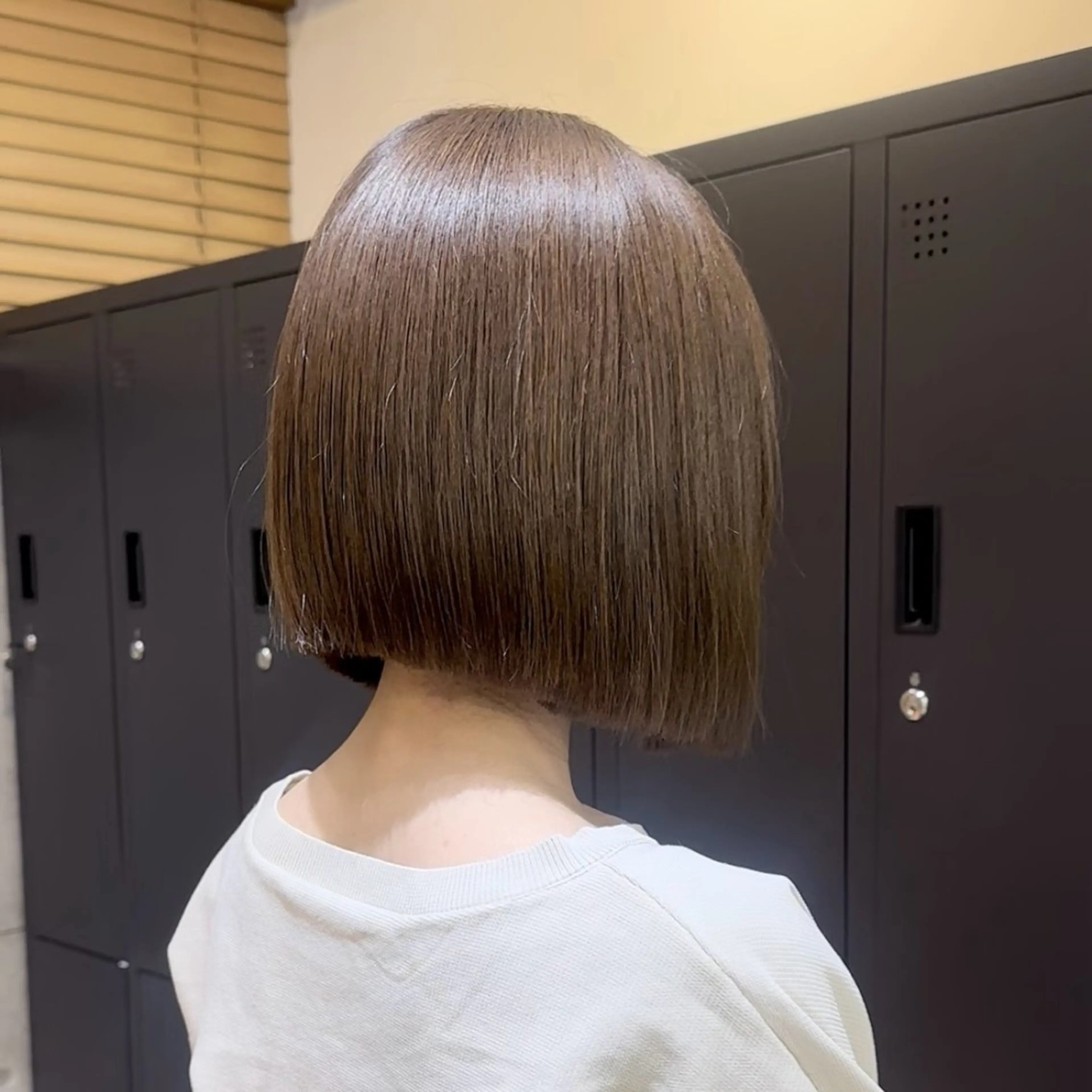 ショート 切りっぱなしボブ ボブ 韓国レイヤー/艶髪/ manami🥣のヘアスタイル