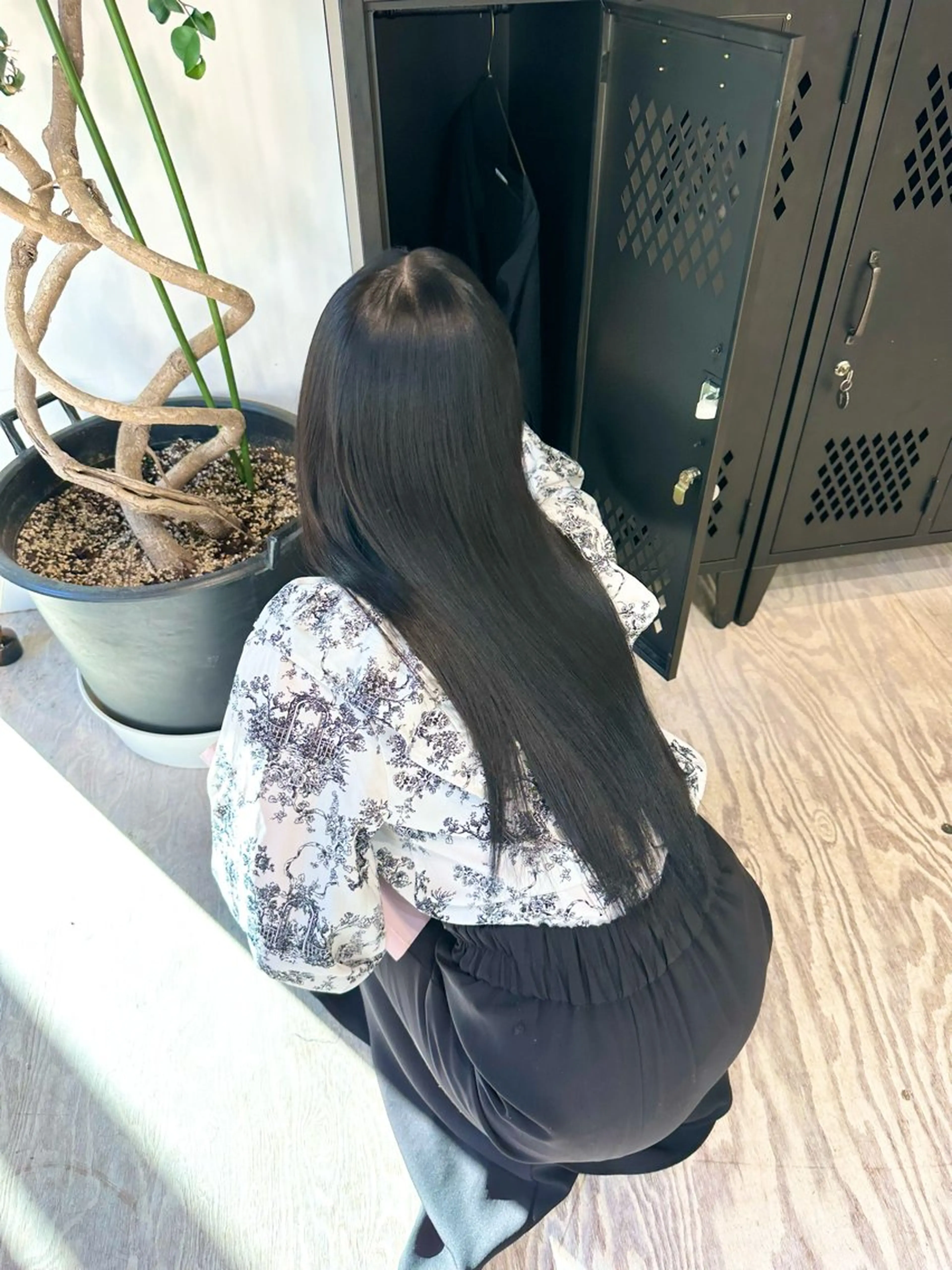 ロング カラー カット ヘアカラー トリートメント kai .のヘアスタイル