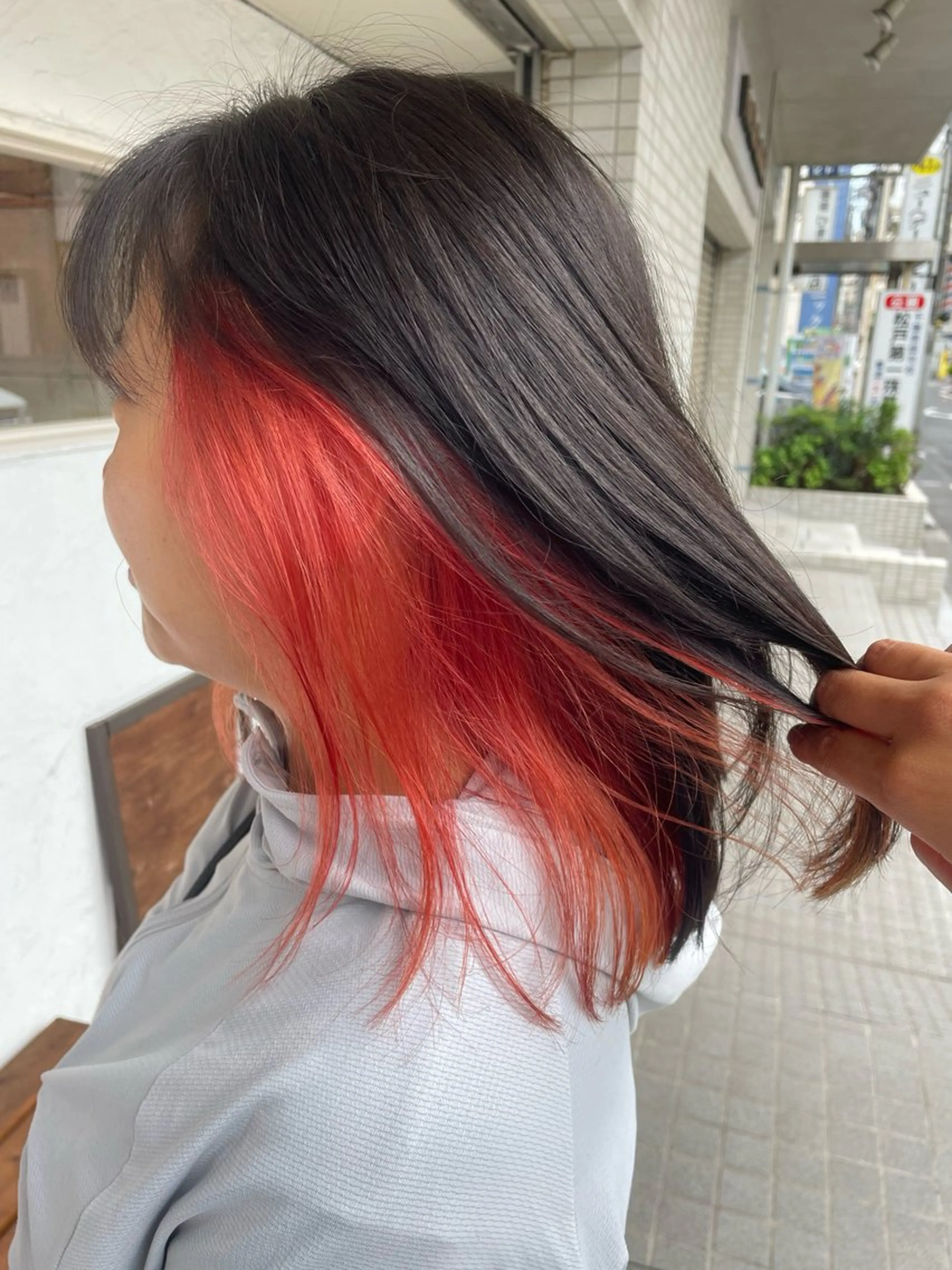 セミロング 正分 真美のヘアスタイル