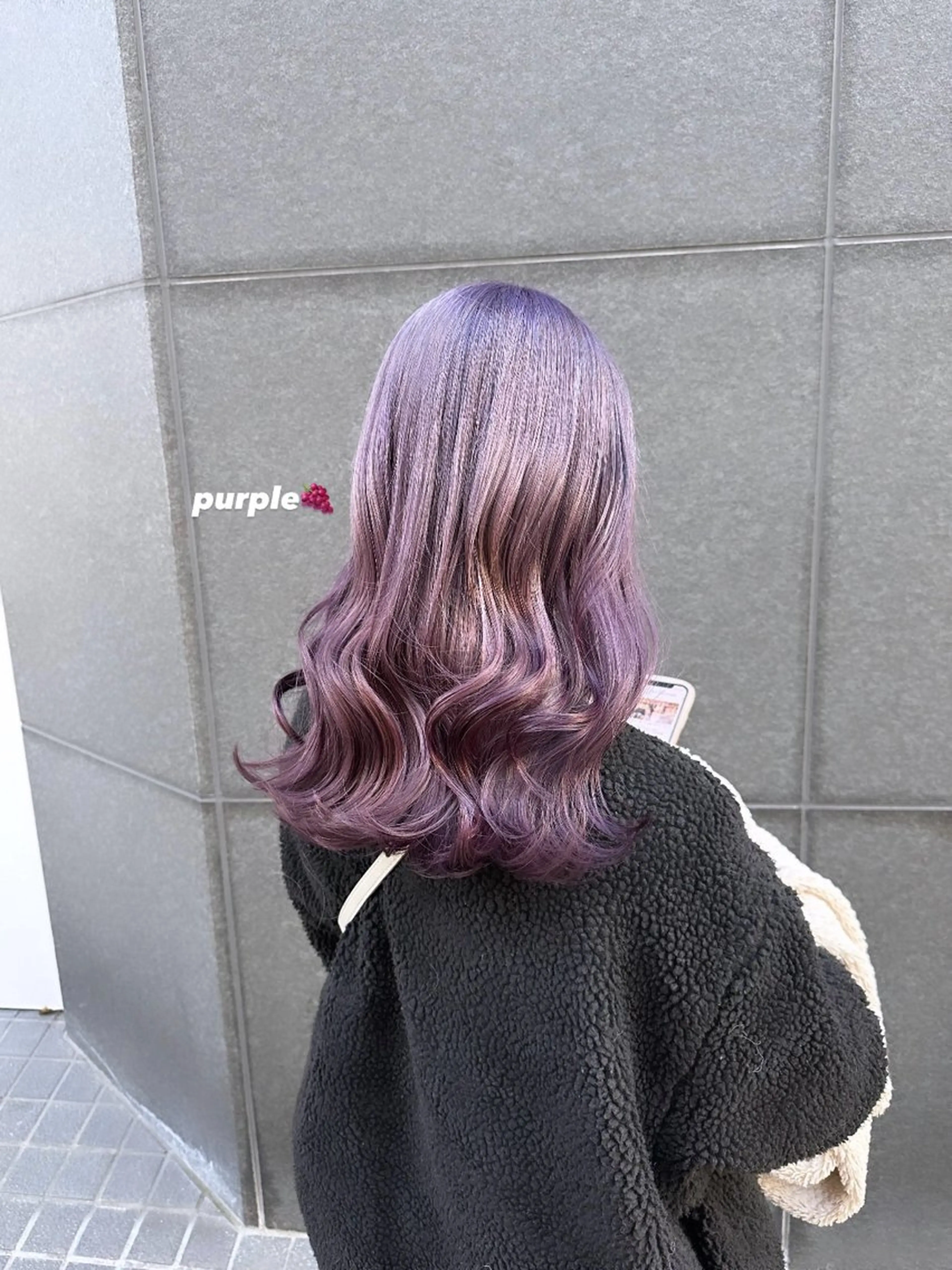 セミロング 透明感カラー/京橋/ reikoのヘアスタイル