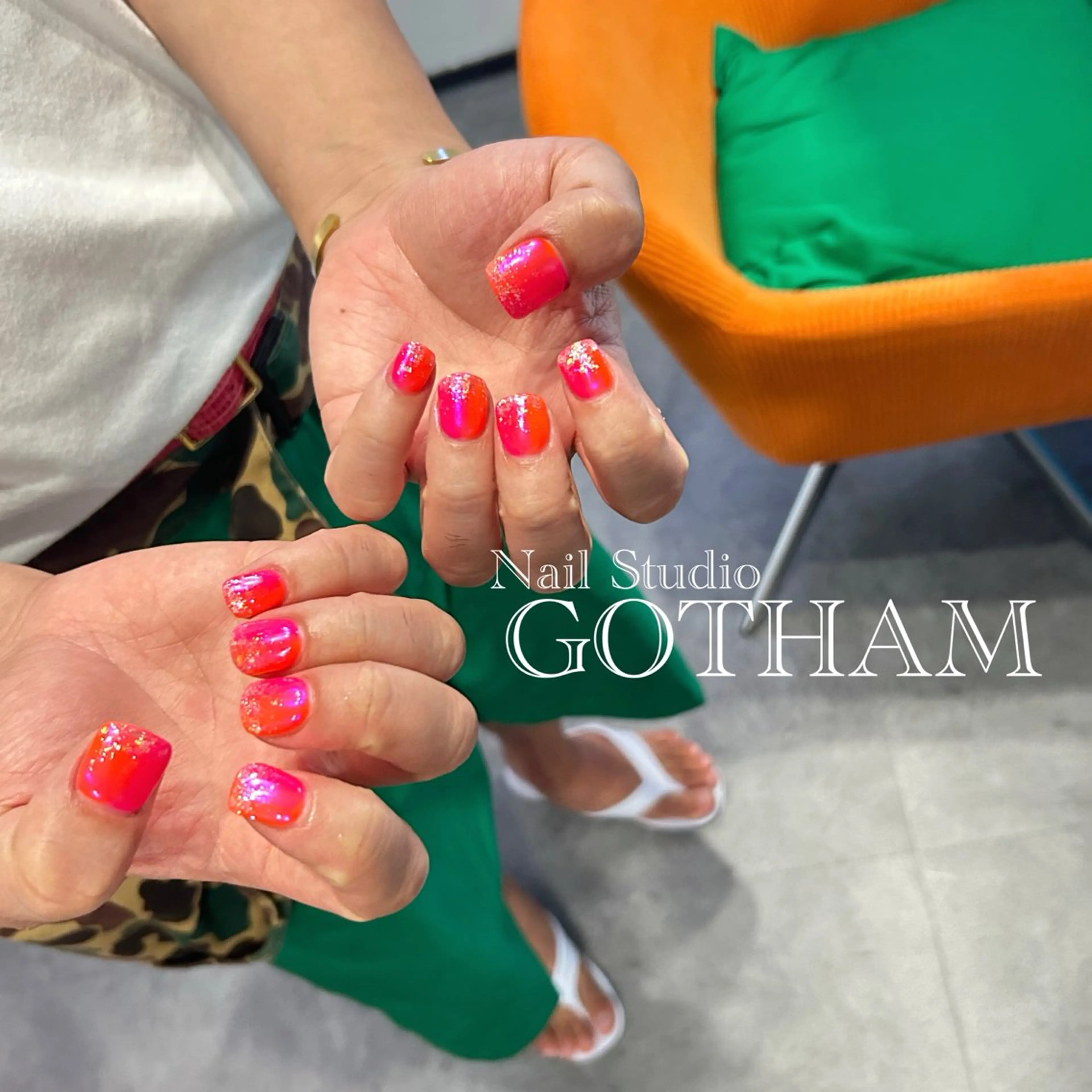 ネイル ハンドネイル 高円寺駅からすぐ🌈 ネイルGOTHAMのネイルデザイン