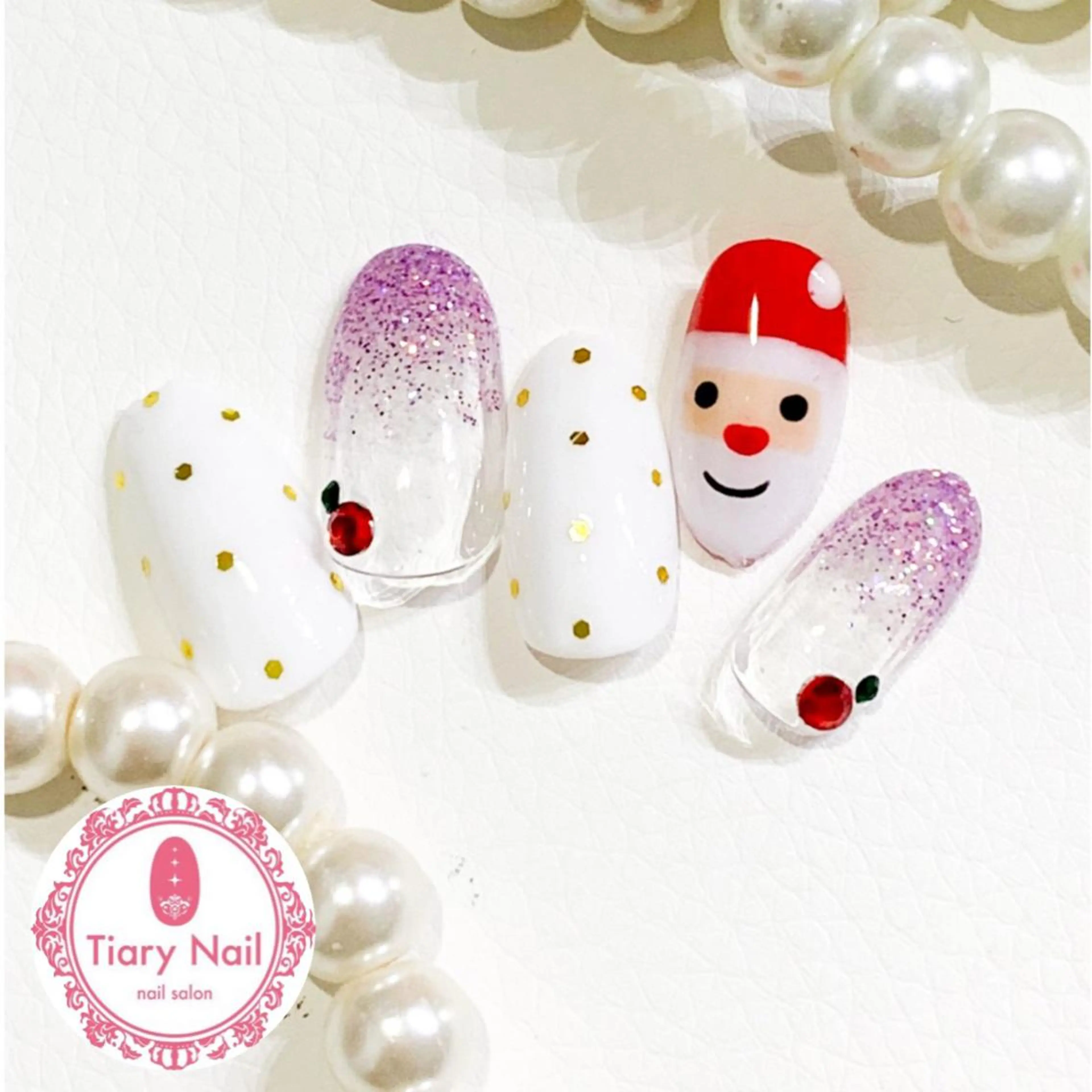 ネイル 桜ネイル 長さ出し スカルプネイル 💗🪽Tiary Nail🪽💗のネイルデザイン