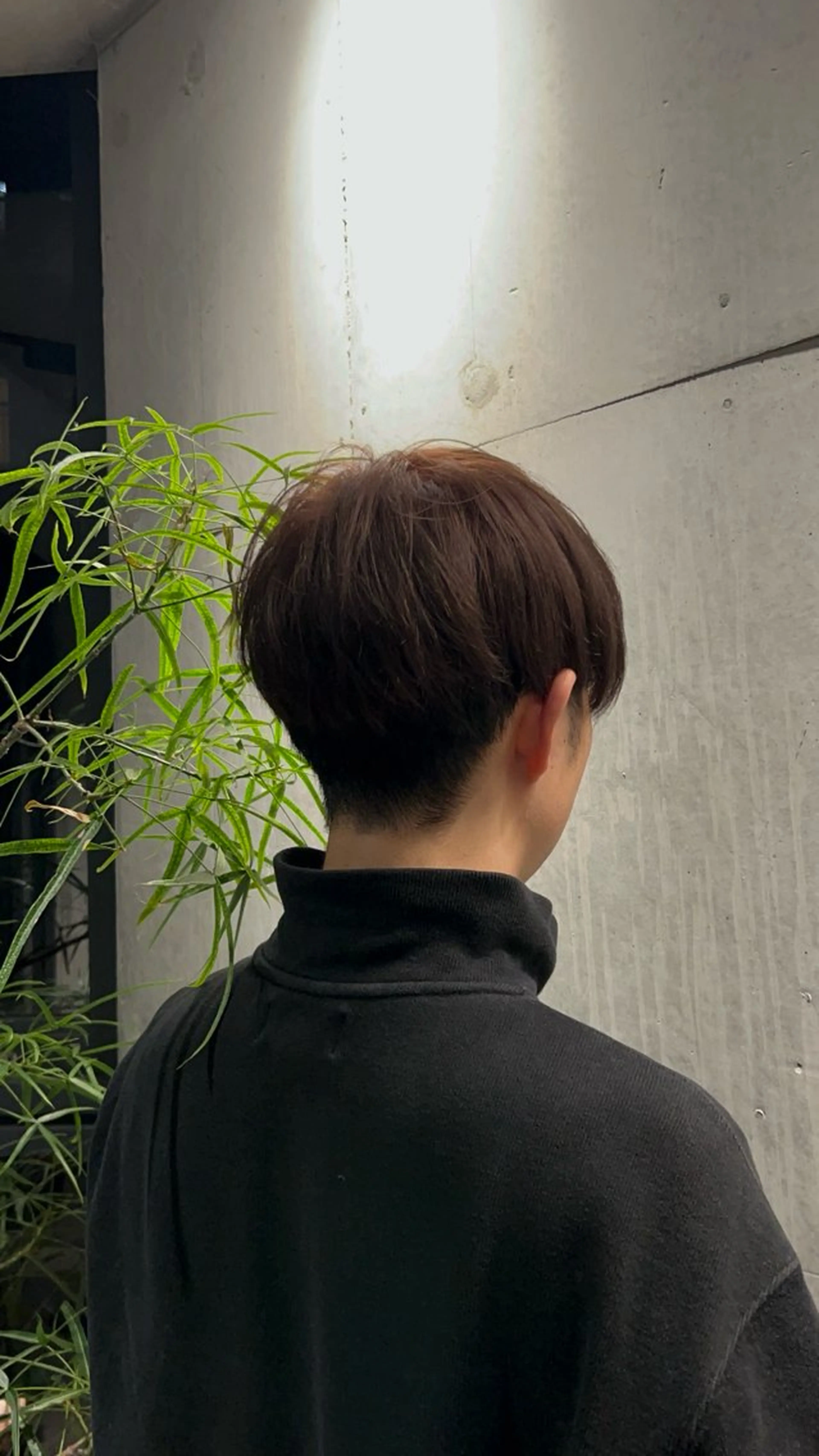 ショート カラー メンズ メンズブリーチ ブリーチ ブラウンカラー ヘアカラー 葉月/ボブ/ 透明感カラー／中目黒のヘアスタイル